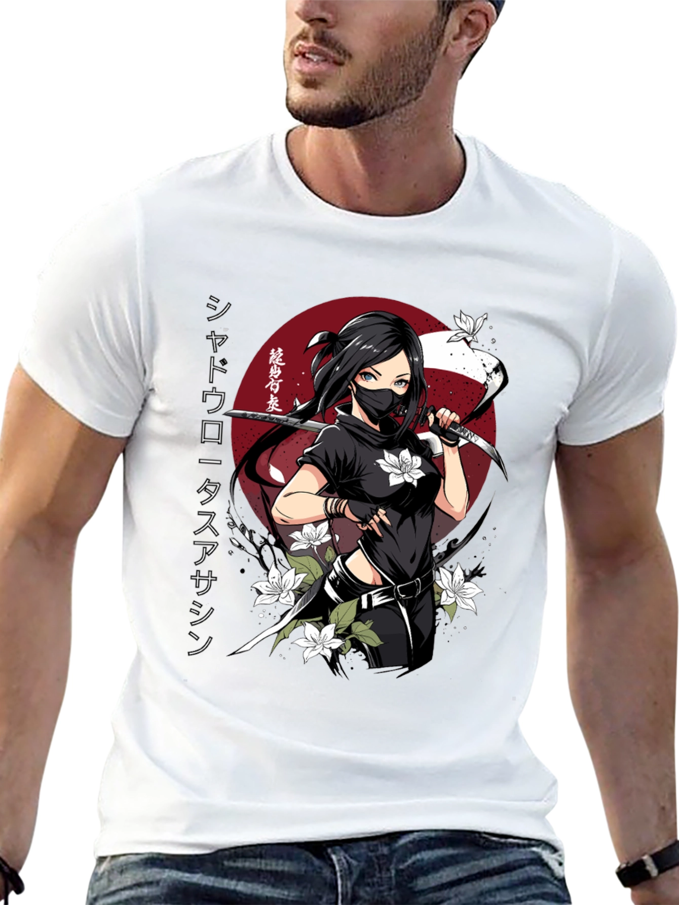 Shadow Lotus Assassin Graphic T-Shirt