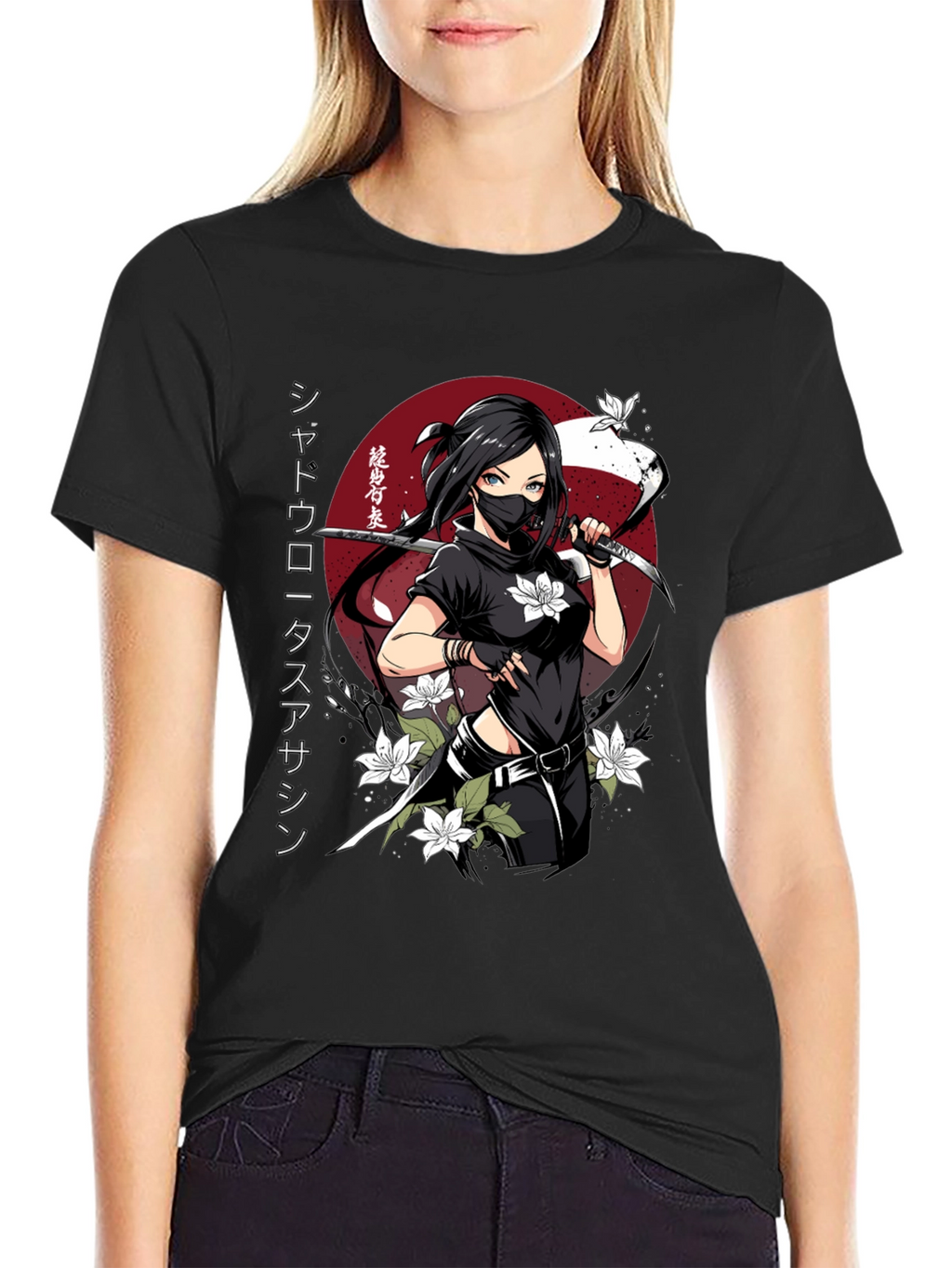 Shadow Lotus Assassin Graphic T-Shirt