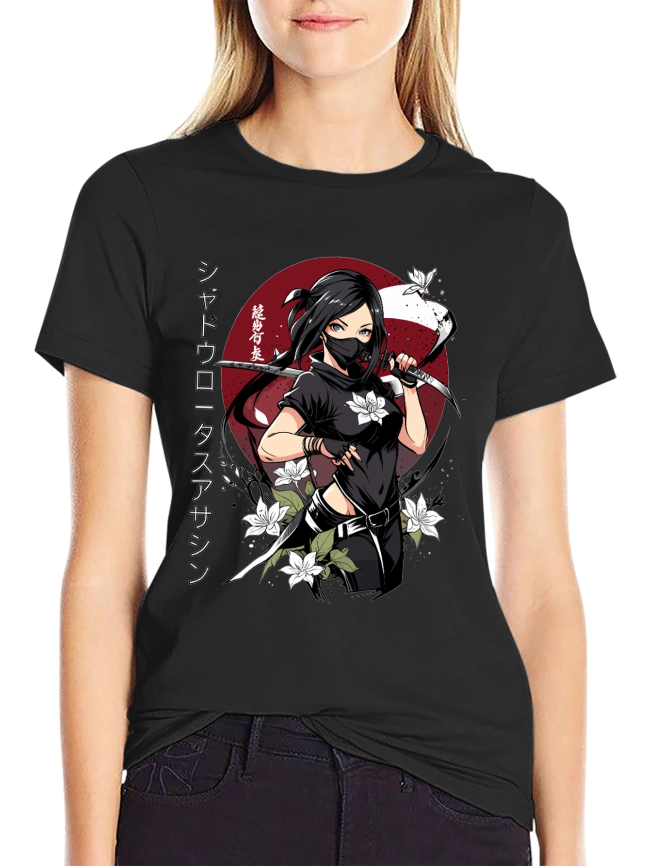 Shadow Lotus Assassin Graphic T-Shirt