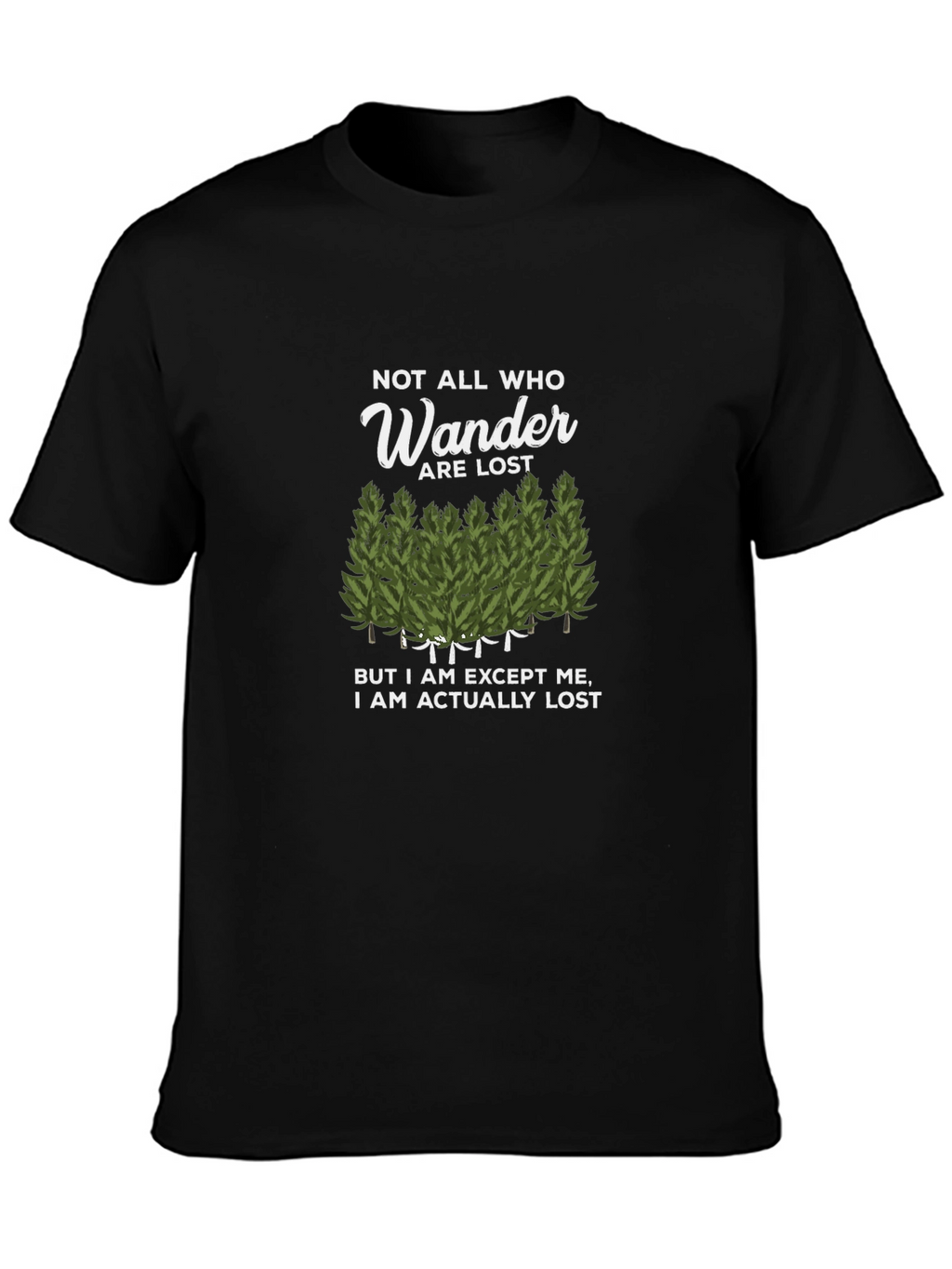 Wanderer T-Shirt - Lost in the Woods Graphic Tee