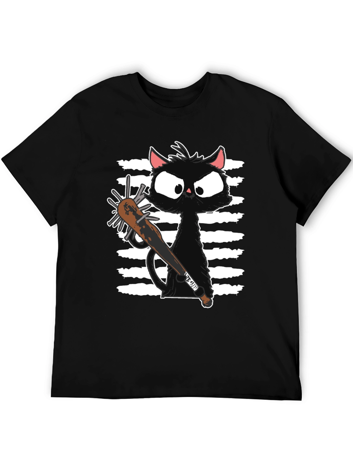 Zombie Cat T-Shirt - Funny Graphic Tee