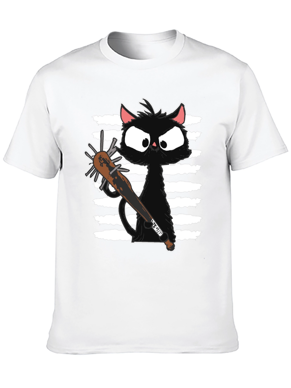 Zombie Cat T-Shirt - Funny Graphic Tee