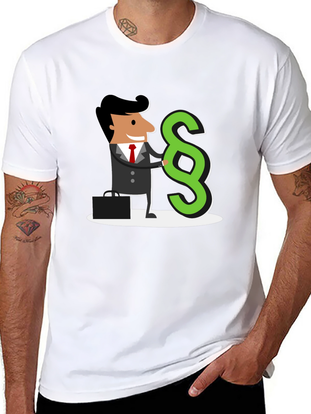 Lawyer Paragraph Symbol Graphic T-Shirt