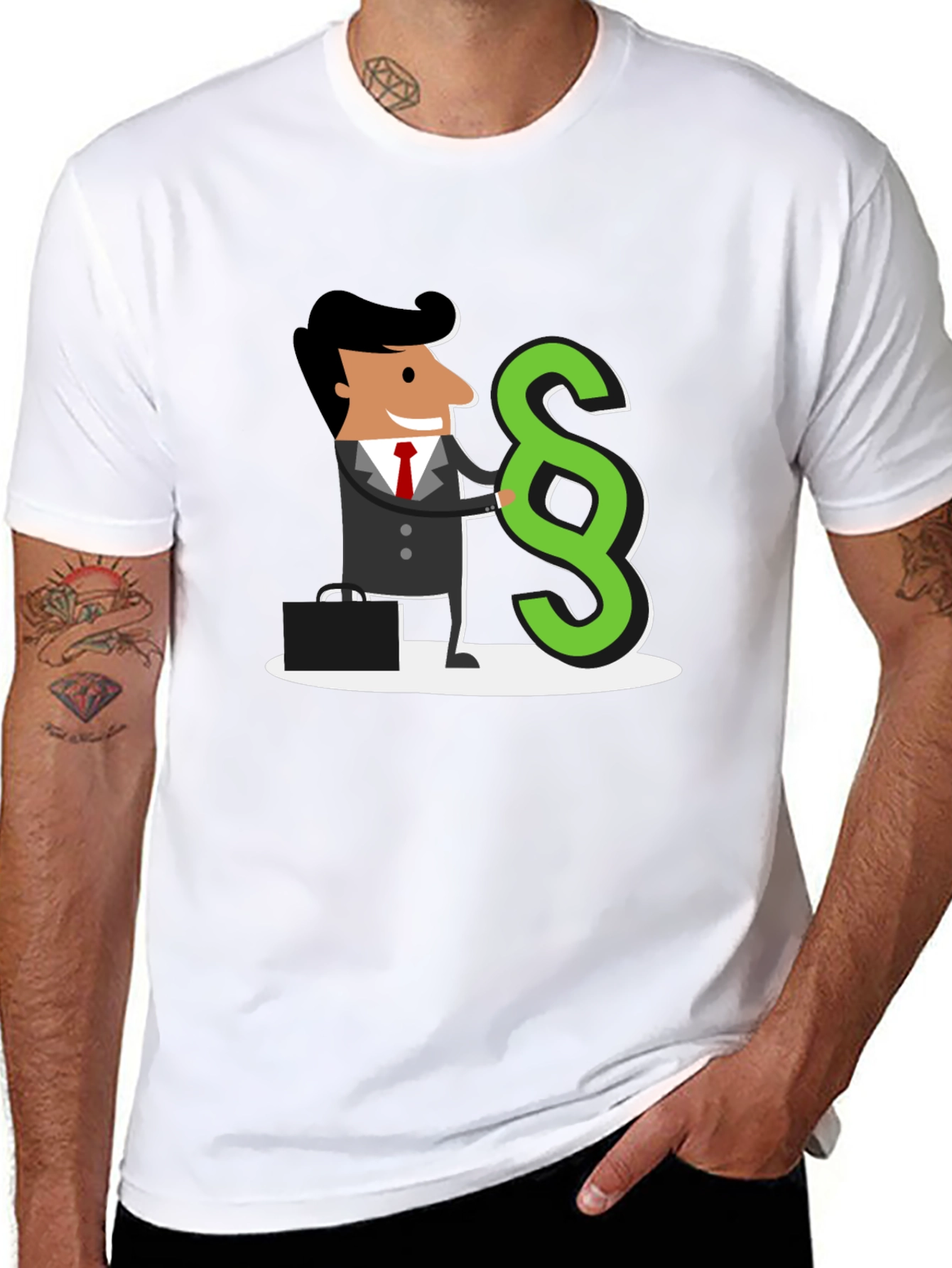 Lawyer Paragraph Symbol Graphic T-Shirt