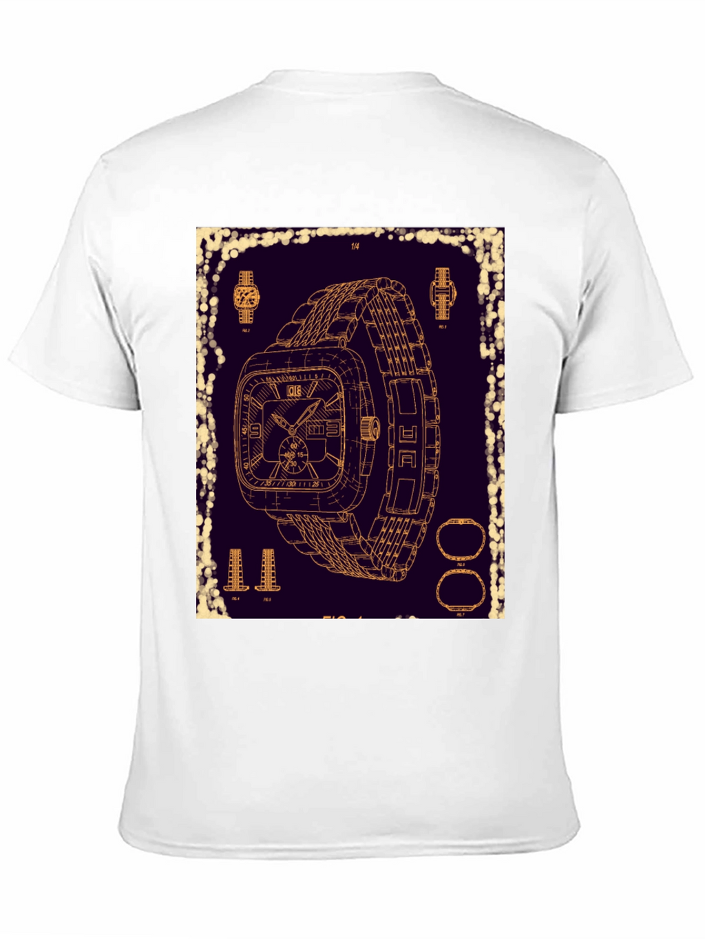 Watch Blueprint T-Shirt - Unique Design