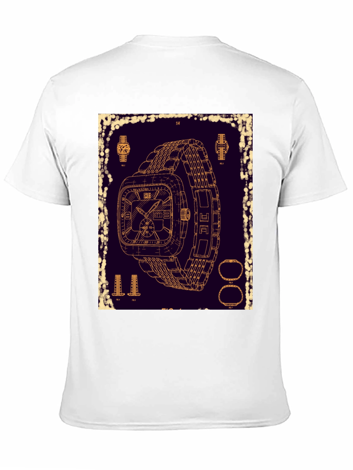 Watch Blueprint T-Shirt - Unique Design
