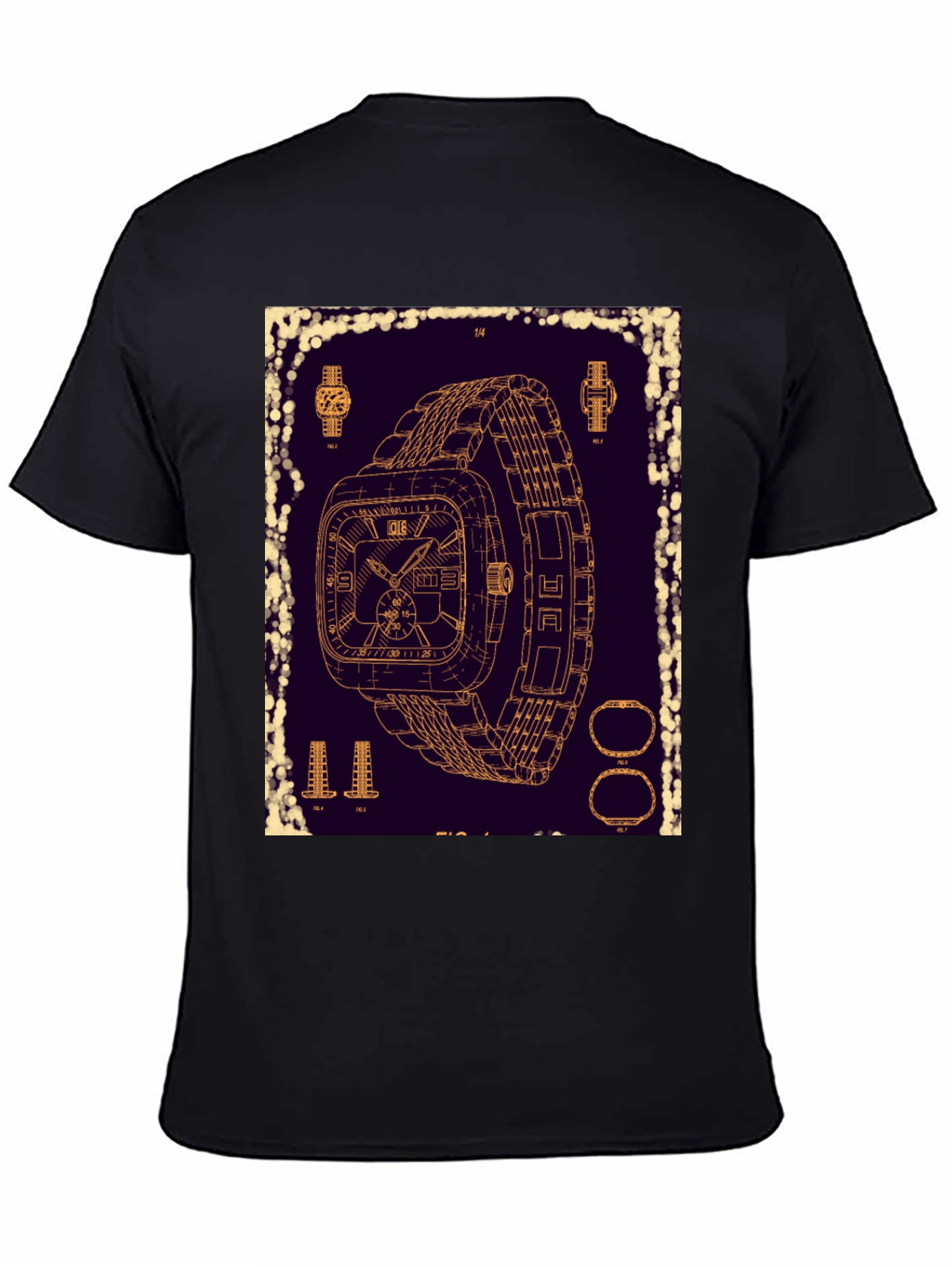 Watch Blueprint T-Shirt - Unique Design