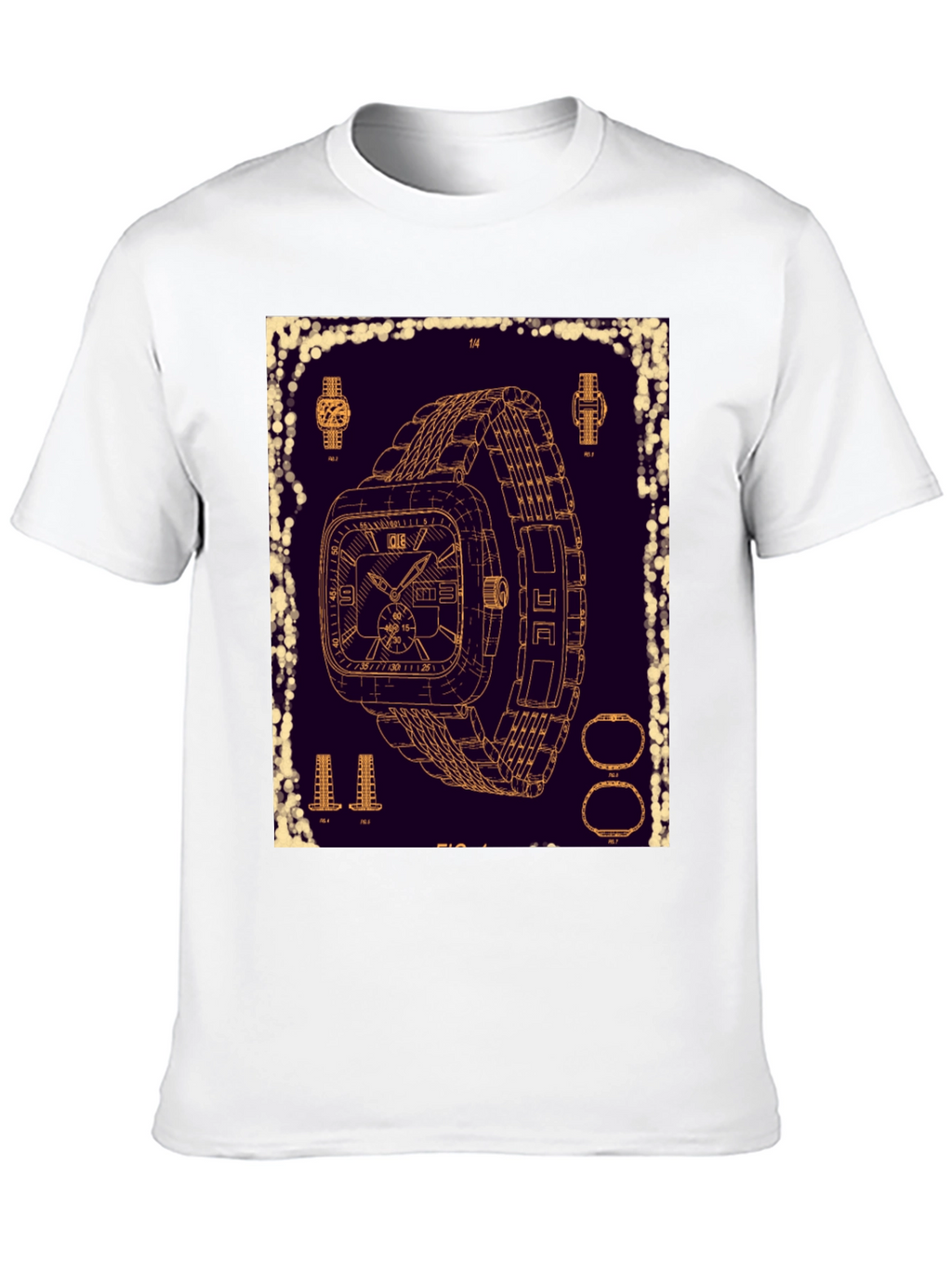 Watch Blueprint T-Shirt - Unique Design
