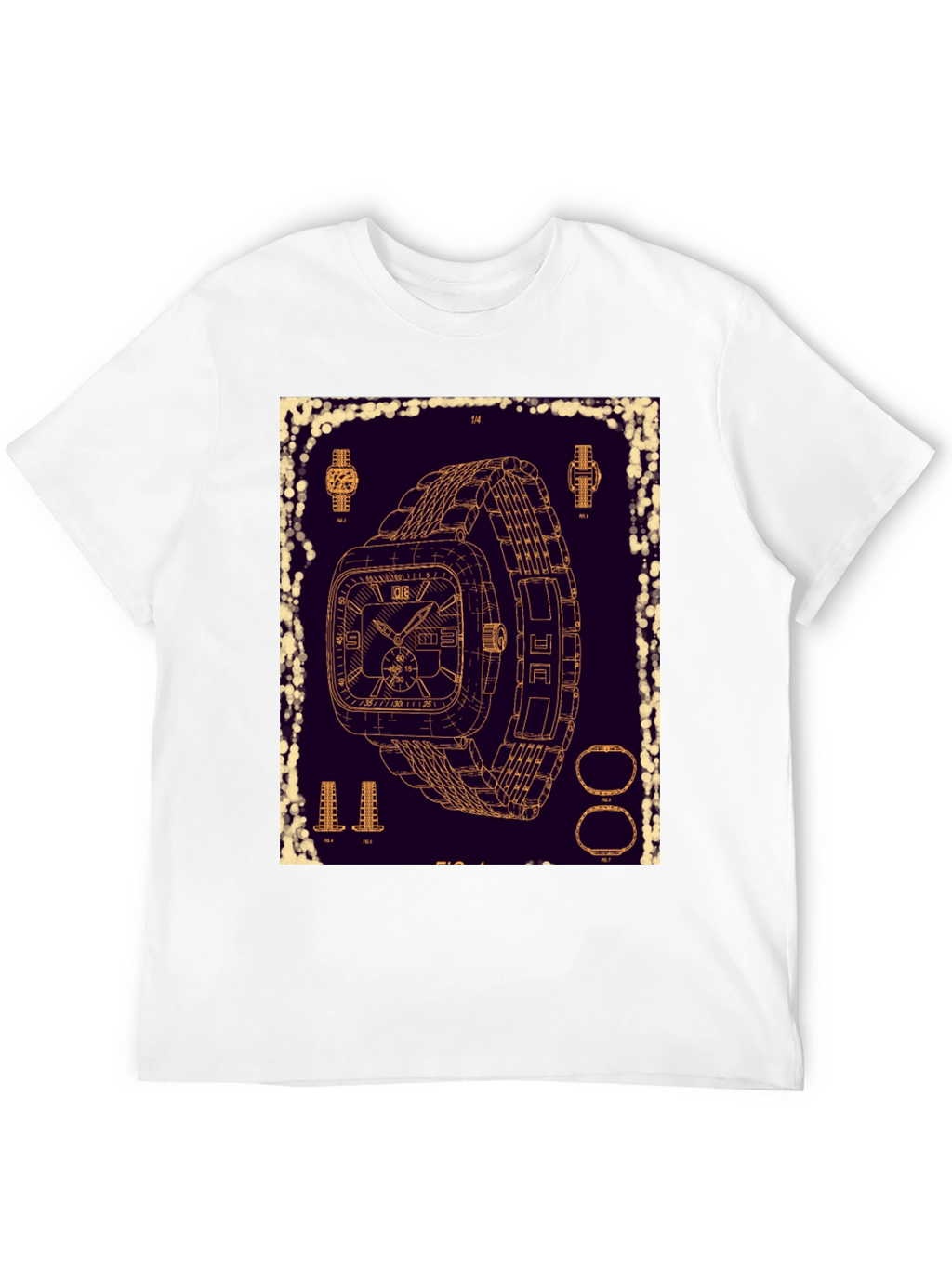Watch Blueprint T-Shirt - Unique Design