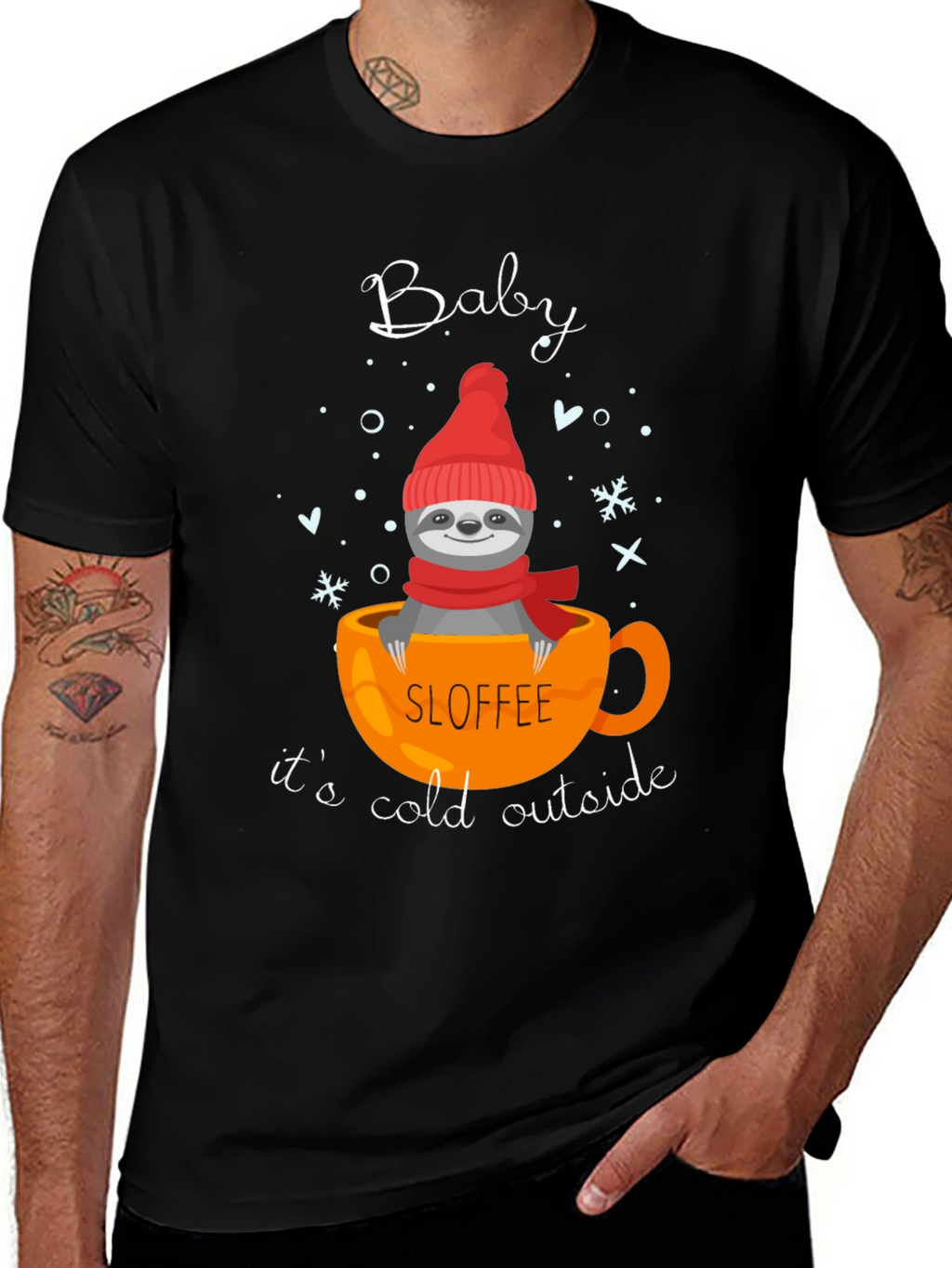 Baby Its Cold Outside Sloth T-Shirt