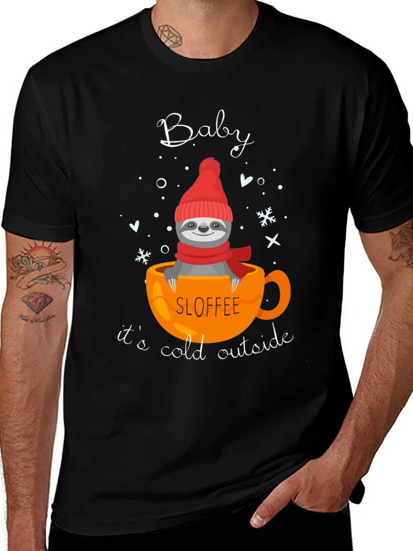 Baby Its Cold Outside Sloth T-Shirt