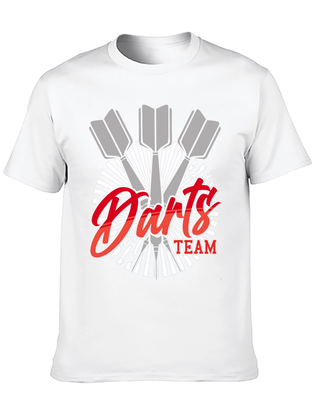 Darts Team Graphic Tee - Black Cotton Blend