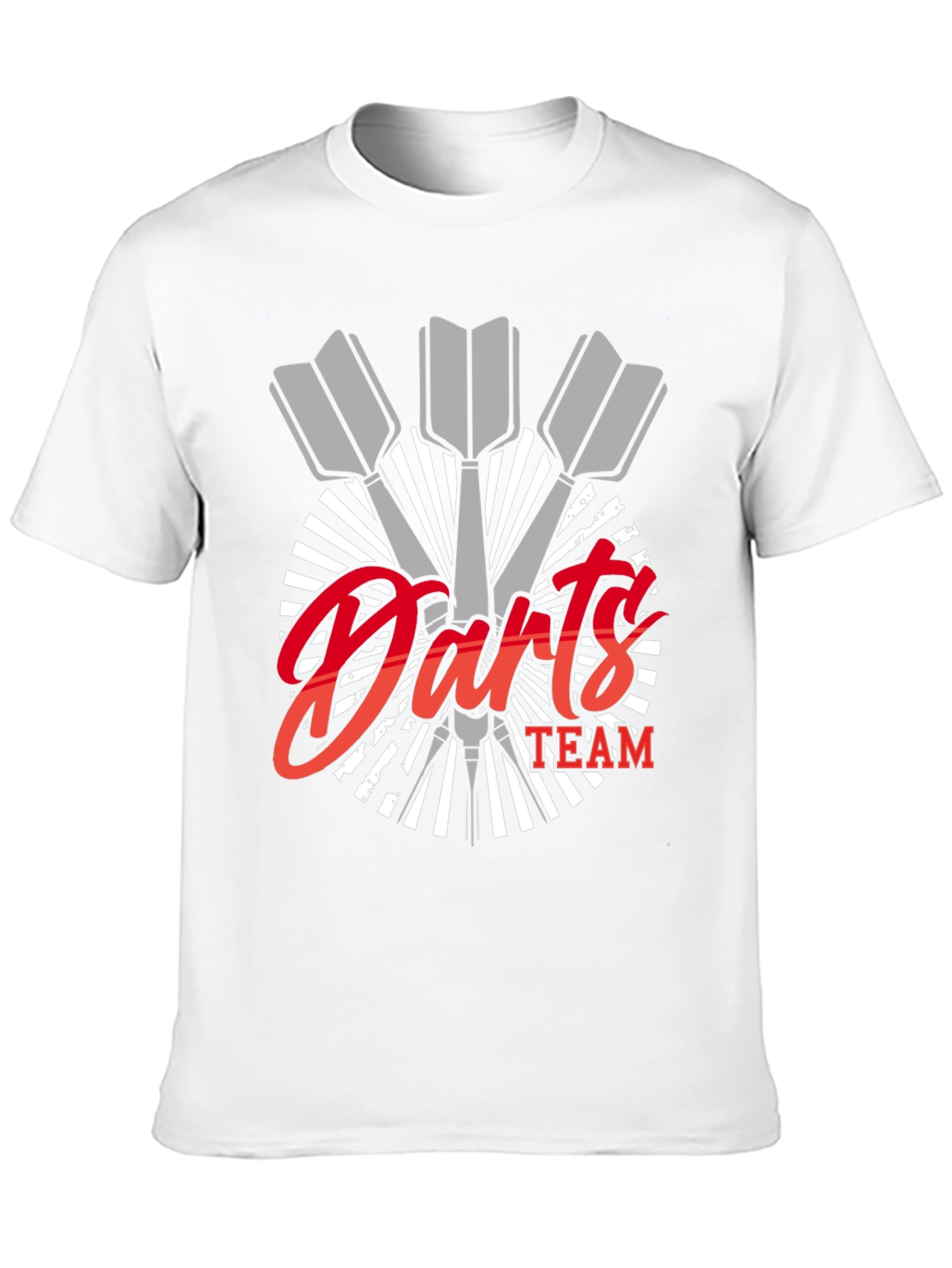 Darts Team Graphic Tee - Black Cotton Blend