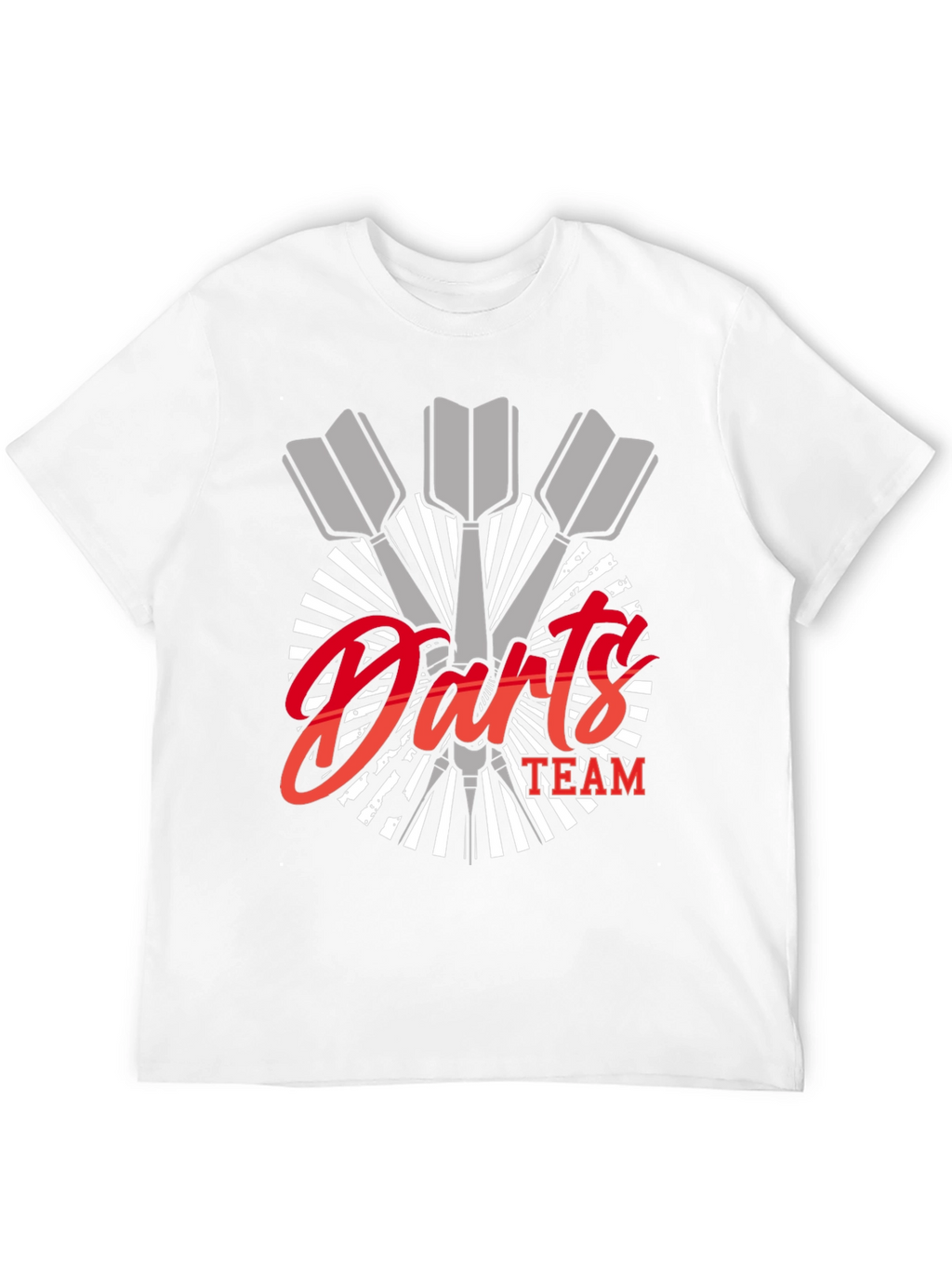 Darts Team Graphic Tee - Black Cotton Blend