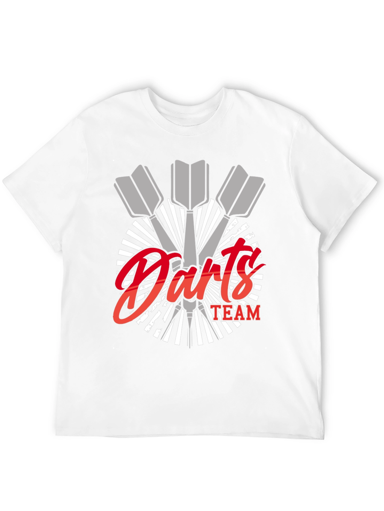 Darts Team Graphic Tee - Black Cotton Blend