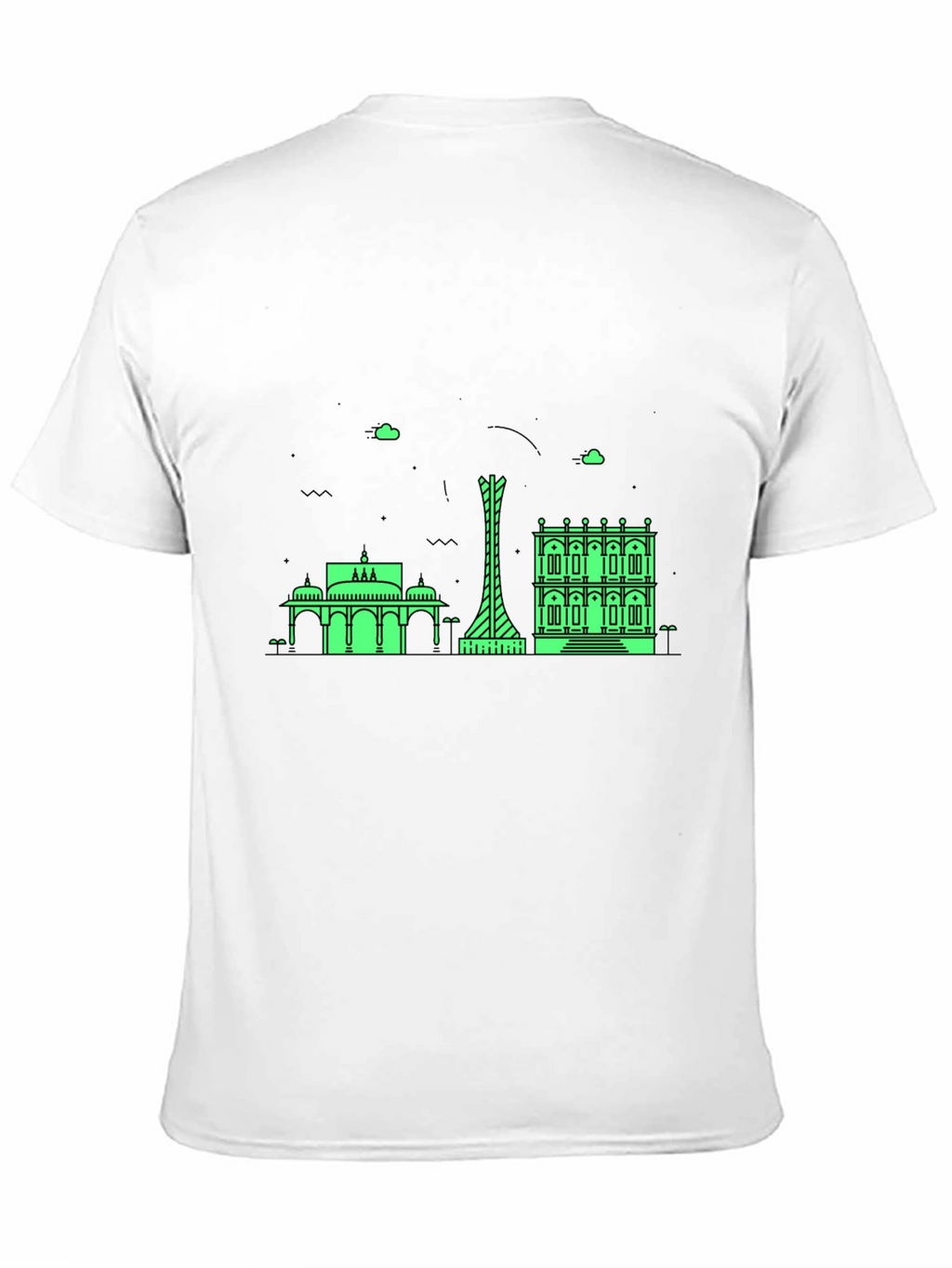 Cityscape Graphic Tee - Modern Black T-Shirt