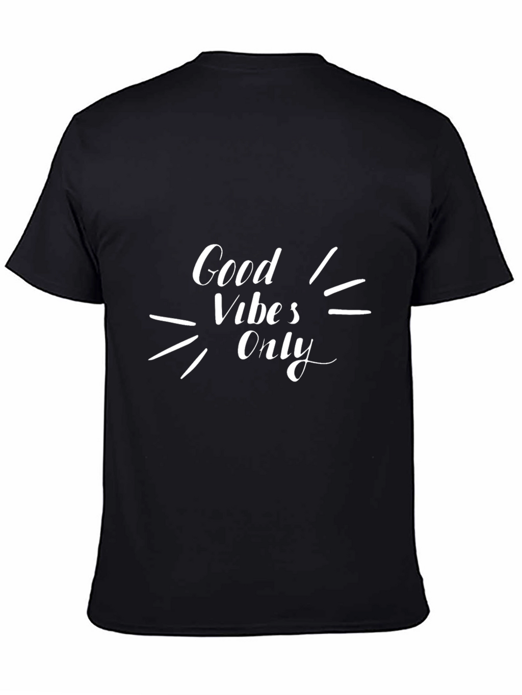 Good Vibes Only Black Graphic Tee