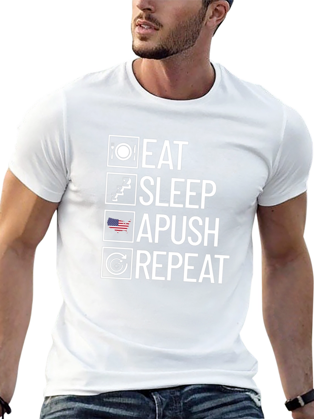 Eat Sleep APUSH Repeat T-Shirt