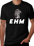 EHM Dog Graphic Black T-Shirt