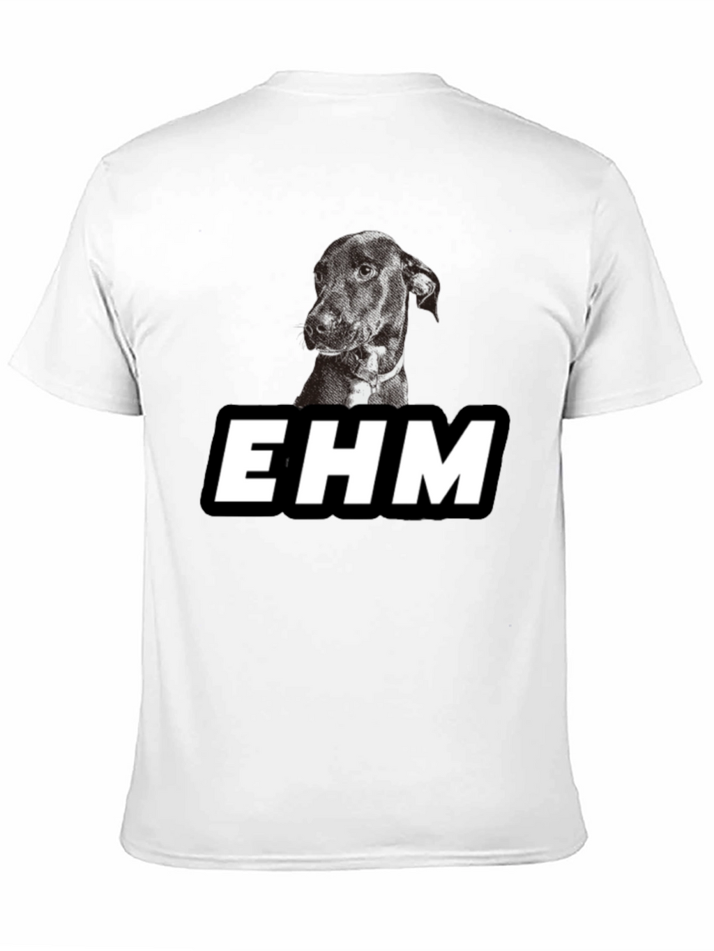 EHM Dog Graphic Black T-Shirt