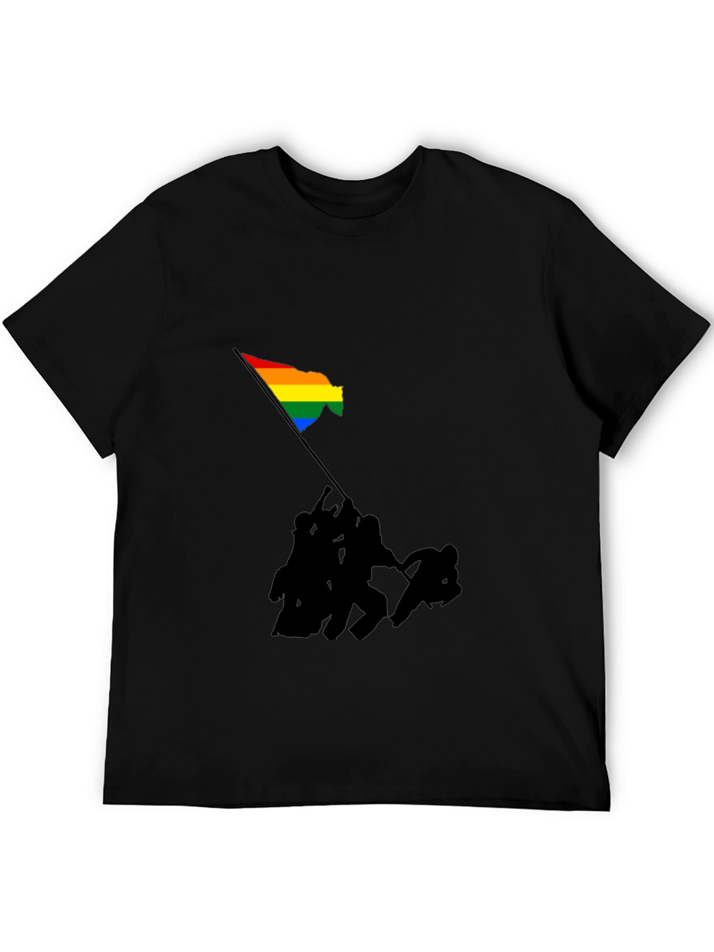 Pride Flag Raising Graphic T-Shirt