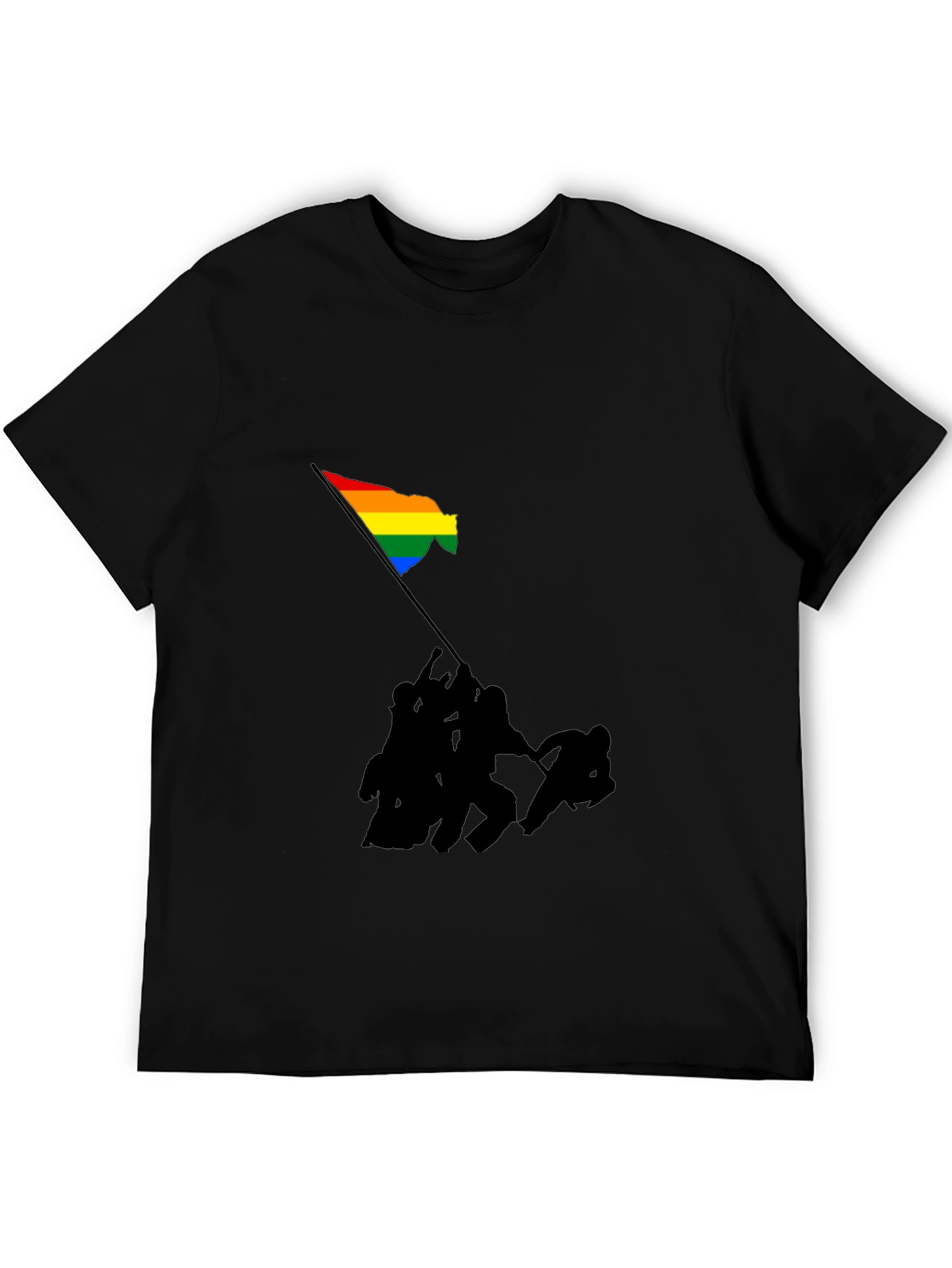 Pride Flag Raising Graphic T-Shirt