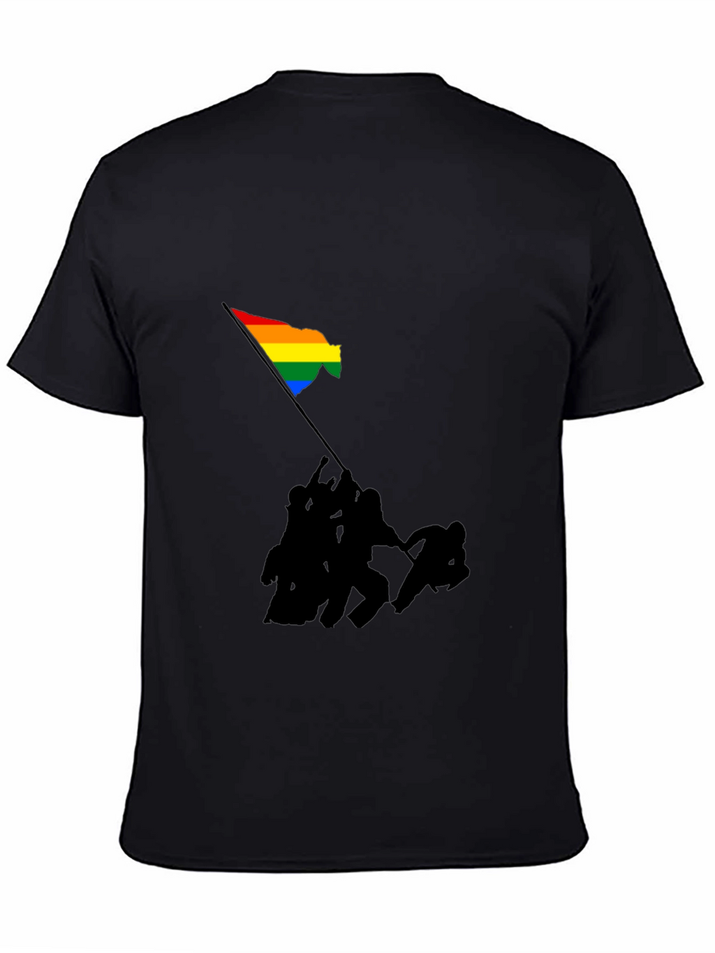Pride Flag Raising Graphic T-Shirt
