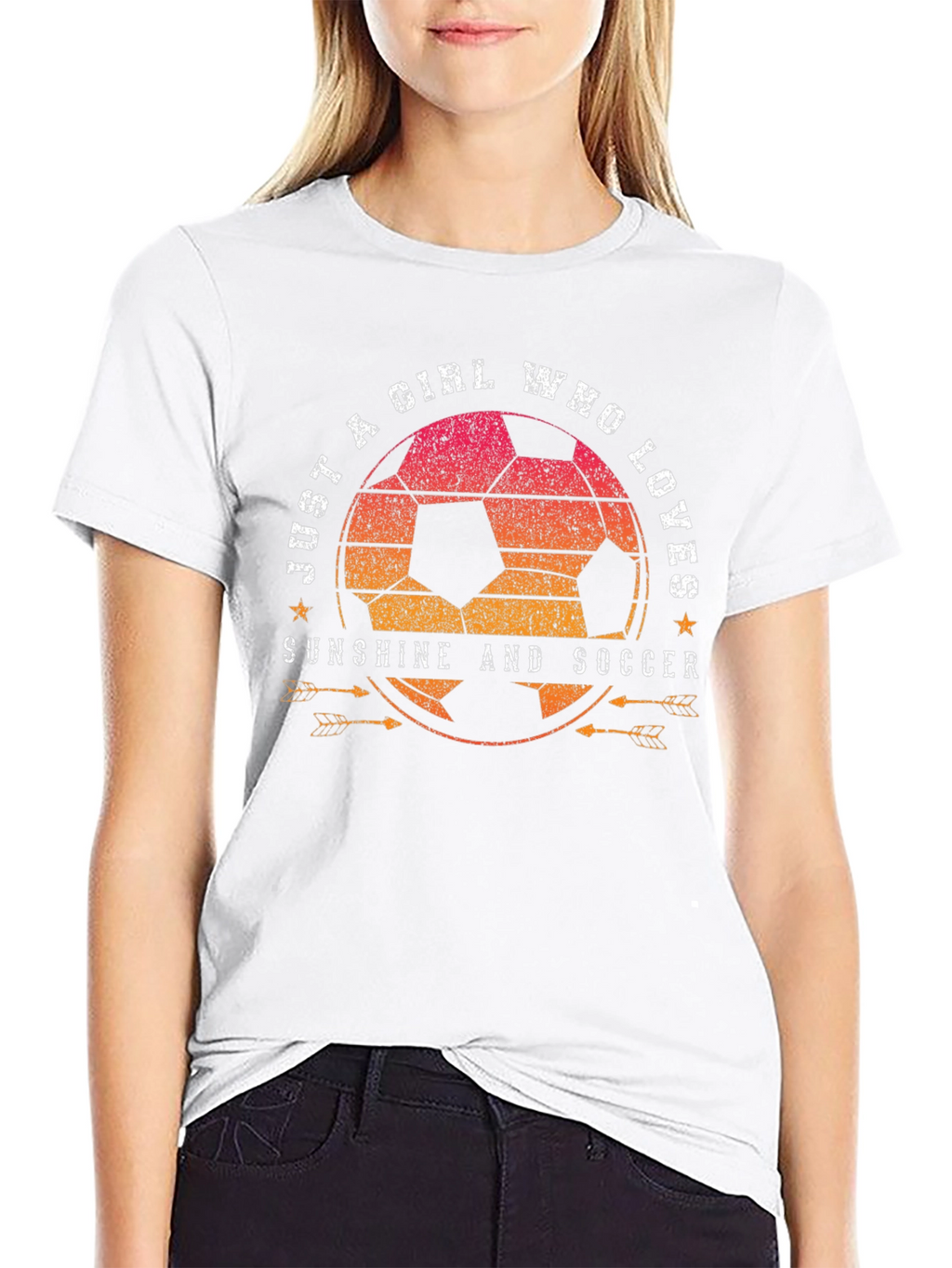 Girl Who Loves Sunshine and Soccer T-Shirt