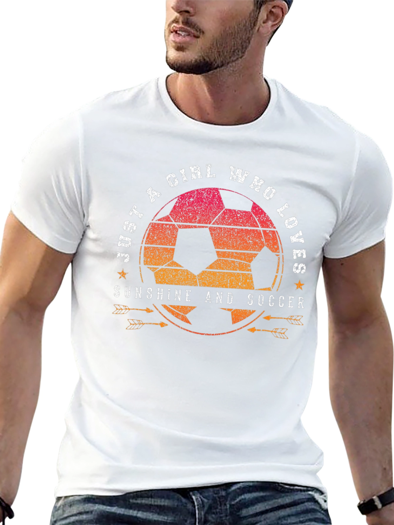 Girl Who Loves Sunshine and Soccer T-Shirt