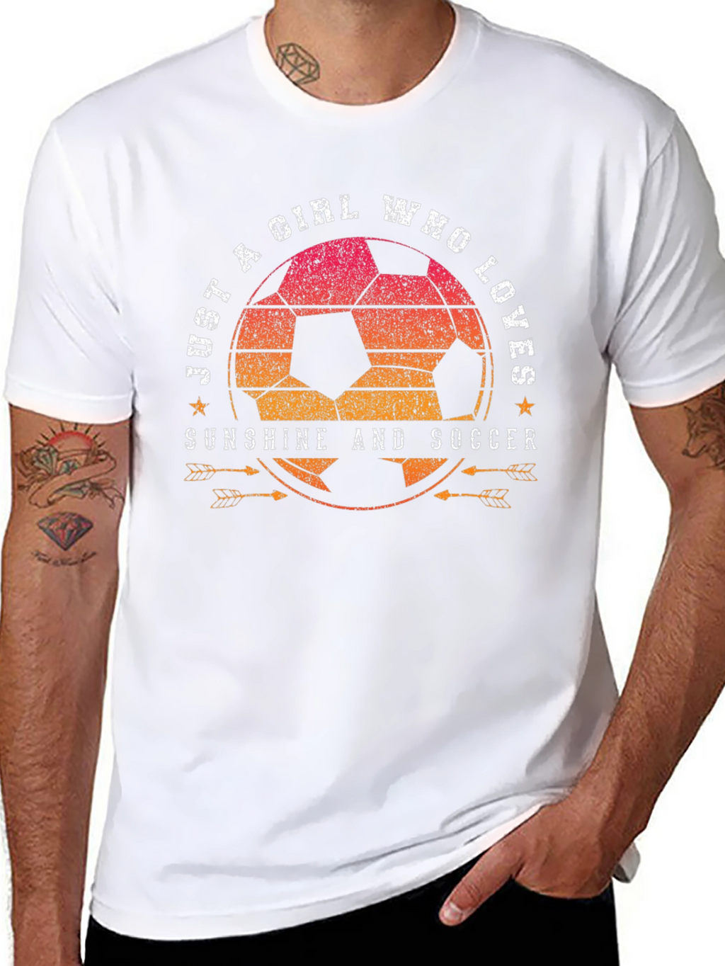 Girl Who Loves Sunshine and Soccer T-Shirt
