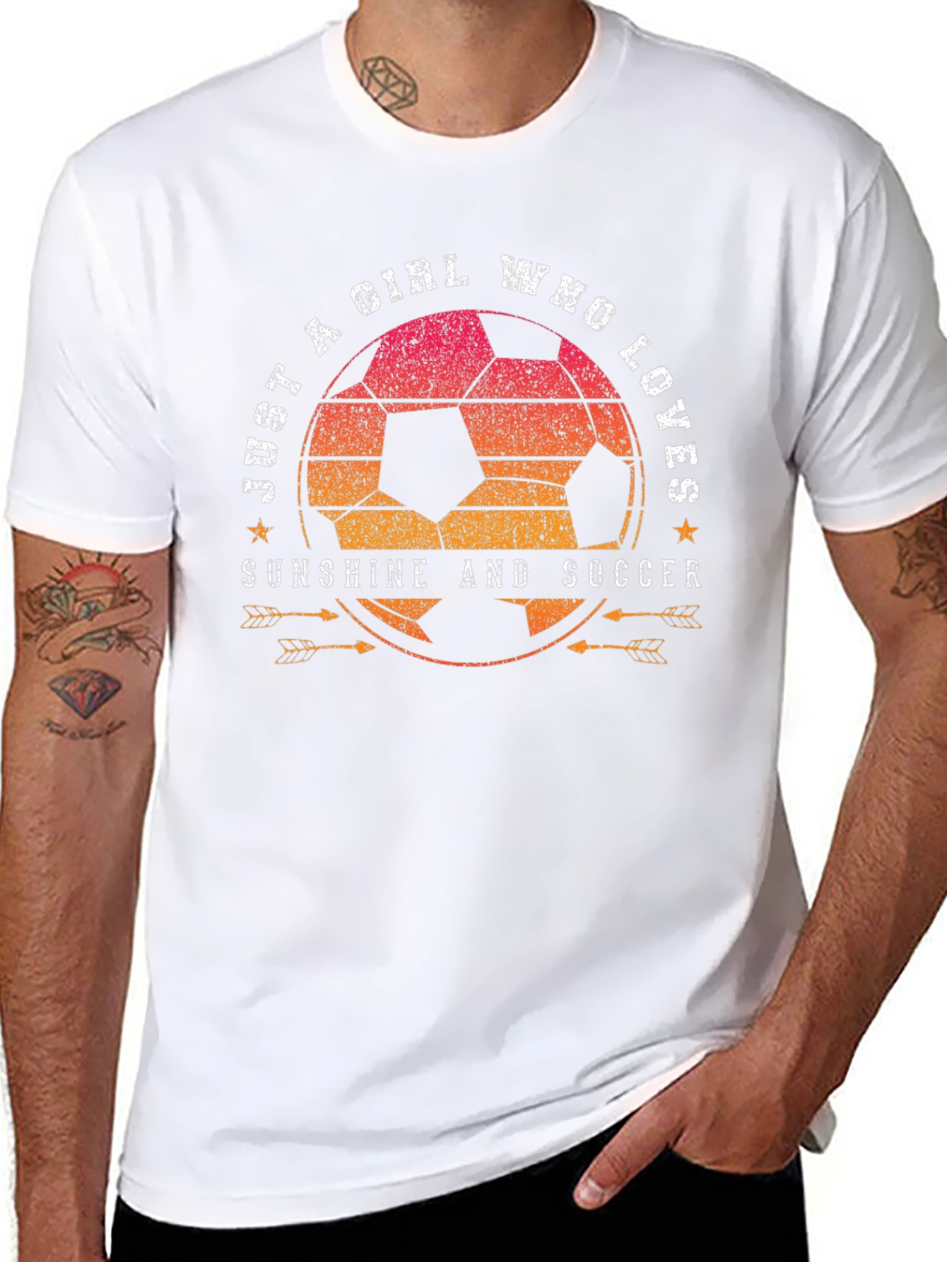 Girl Who Loves Sunshine and Soccer T-Shirt