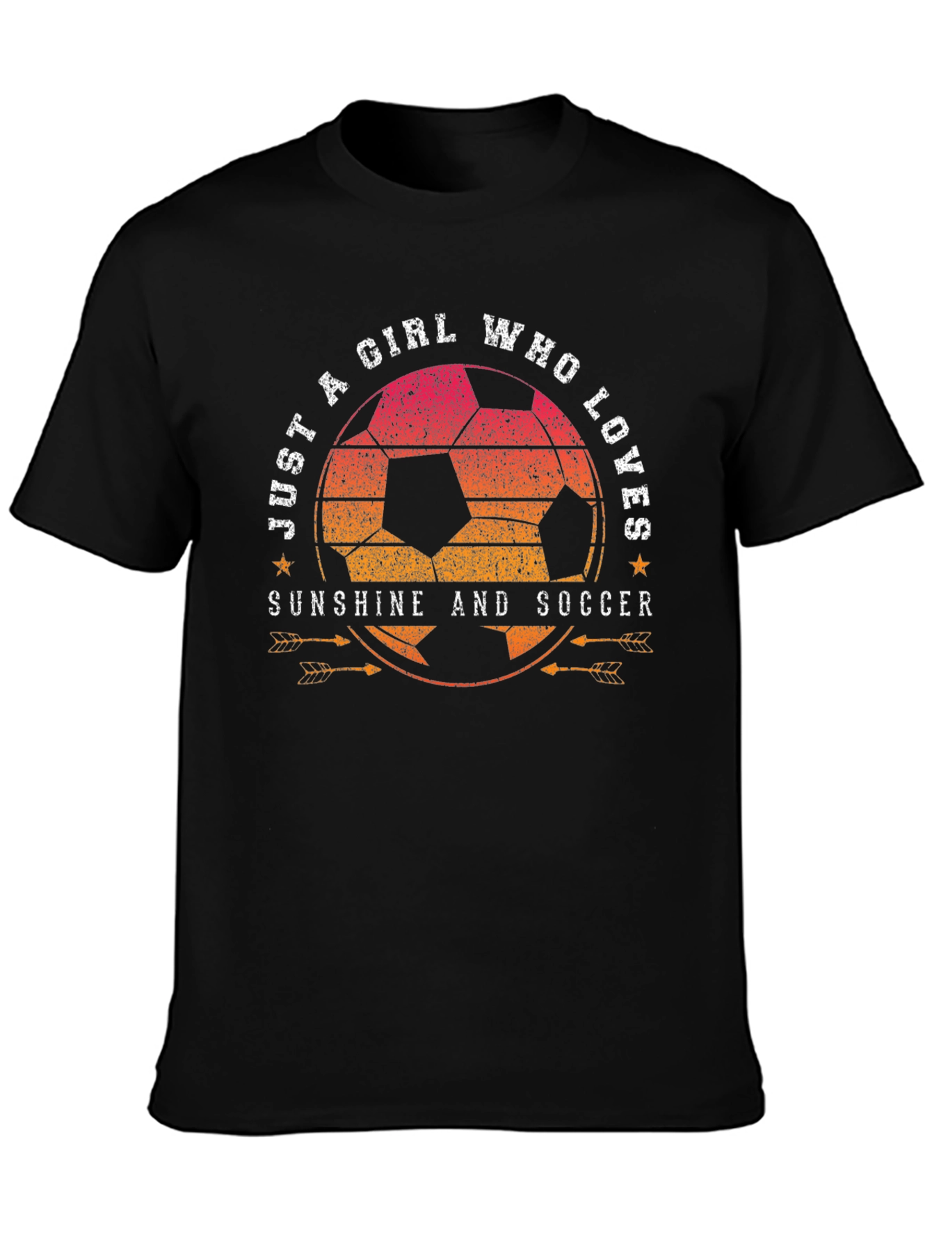 Girl Who Loves Sunshine and Soccer T-Shirt