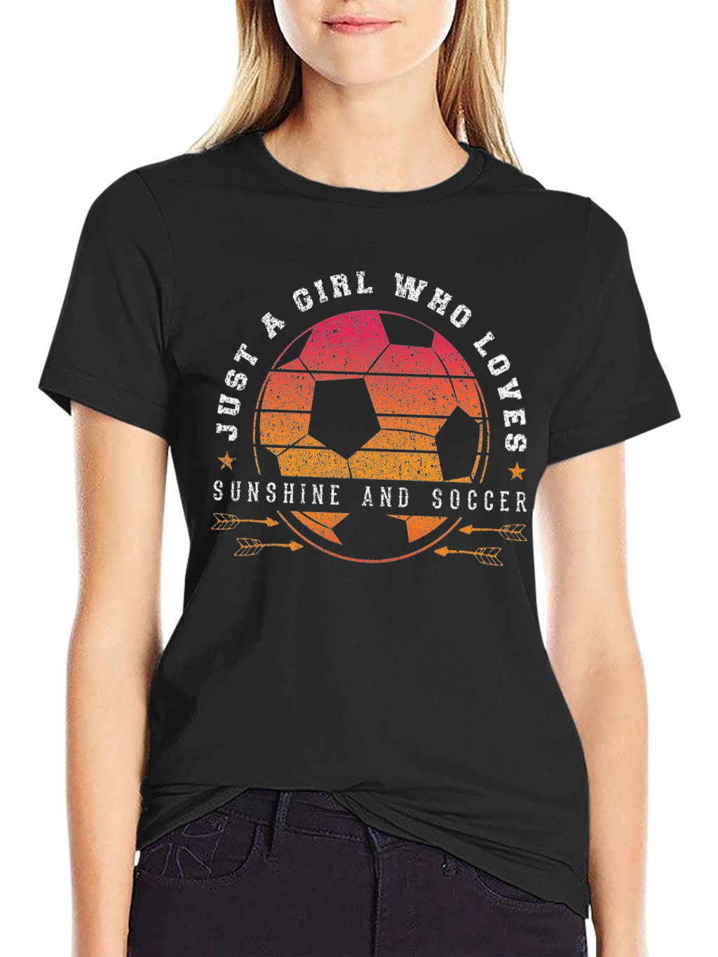 Girl Who Loves Sunshine and Soccer T-Shirt