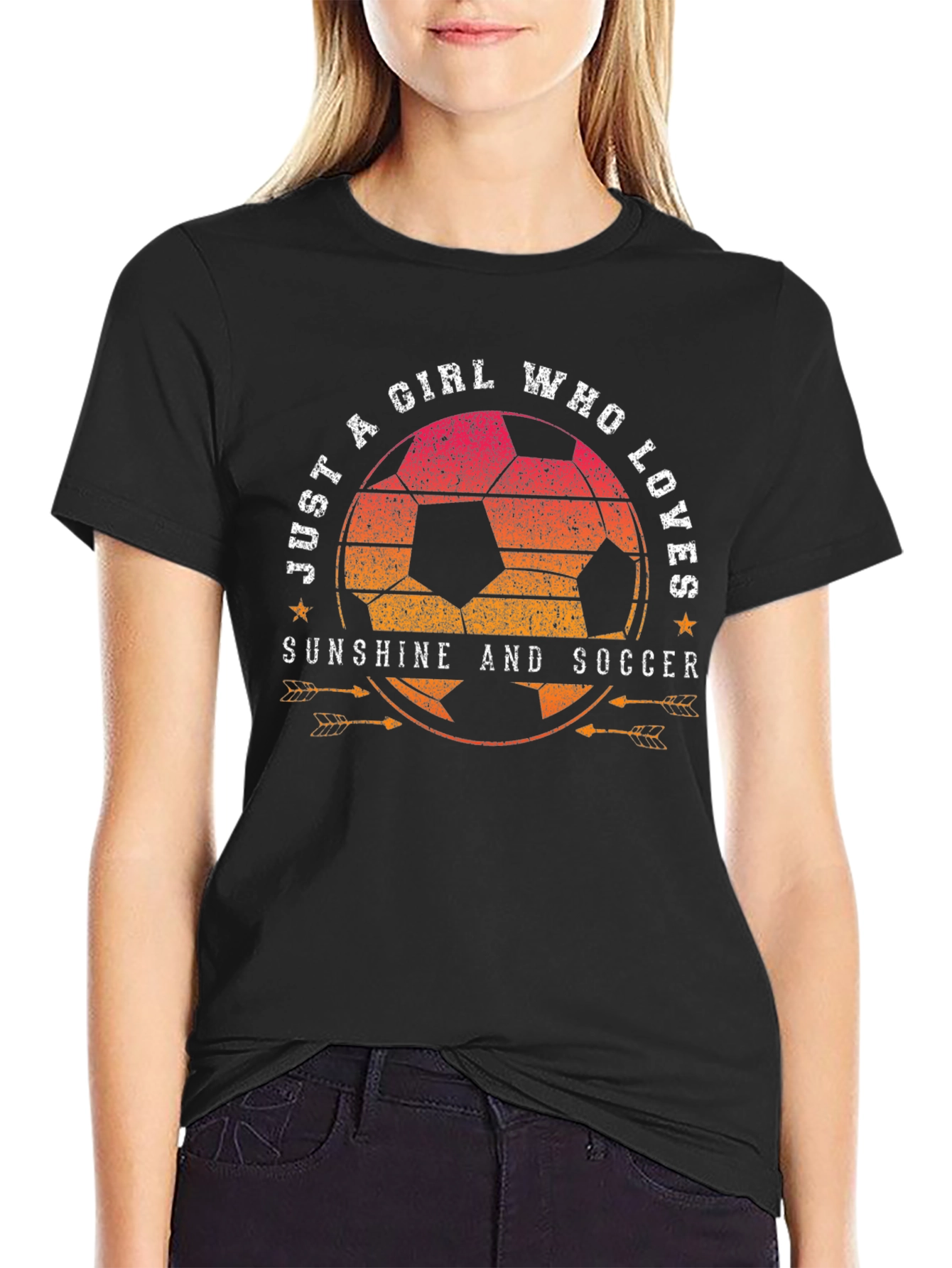 Girl Who Loves Sunshine and Soccer T-Shirt