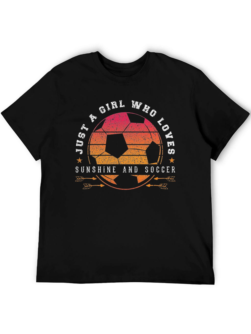Girl Who Loves Sunshine and Soccer T-Shirt