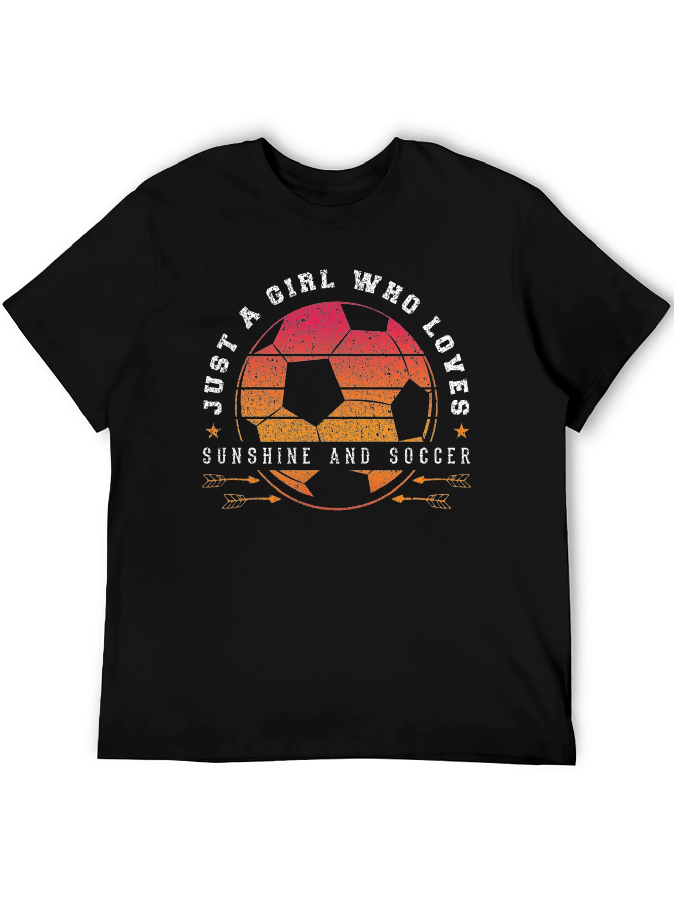 Girl Who Loves Sunshine and Soccer T-Shirt