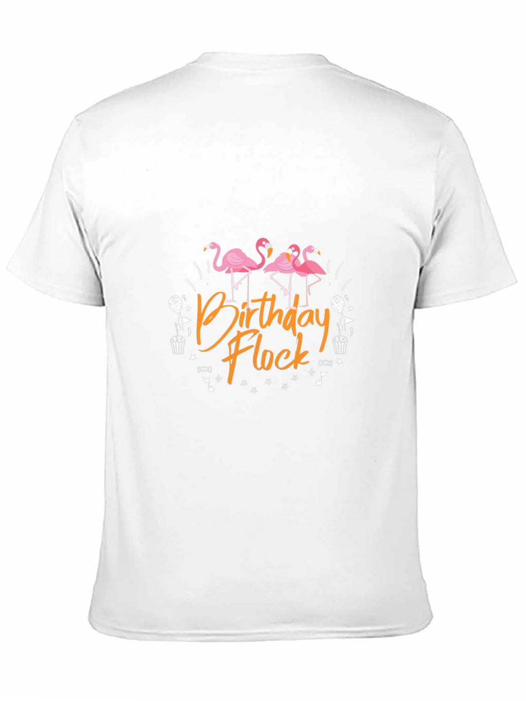 Birthday Flock T-Shirt - Flamingo Party