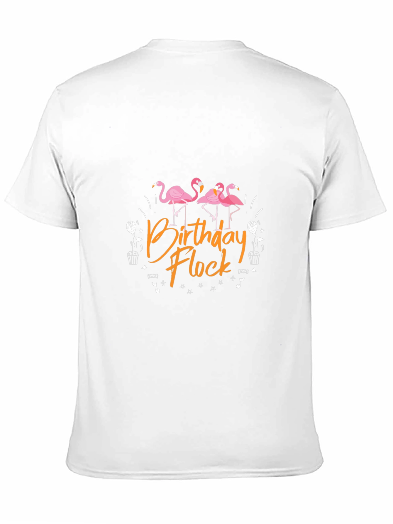 Birthday Flock T-Shirt - Flamingo Party