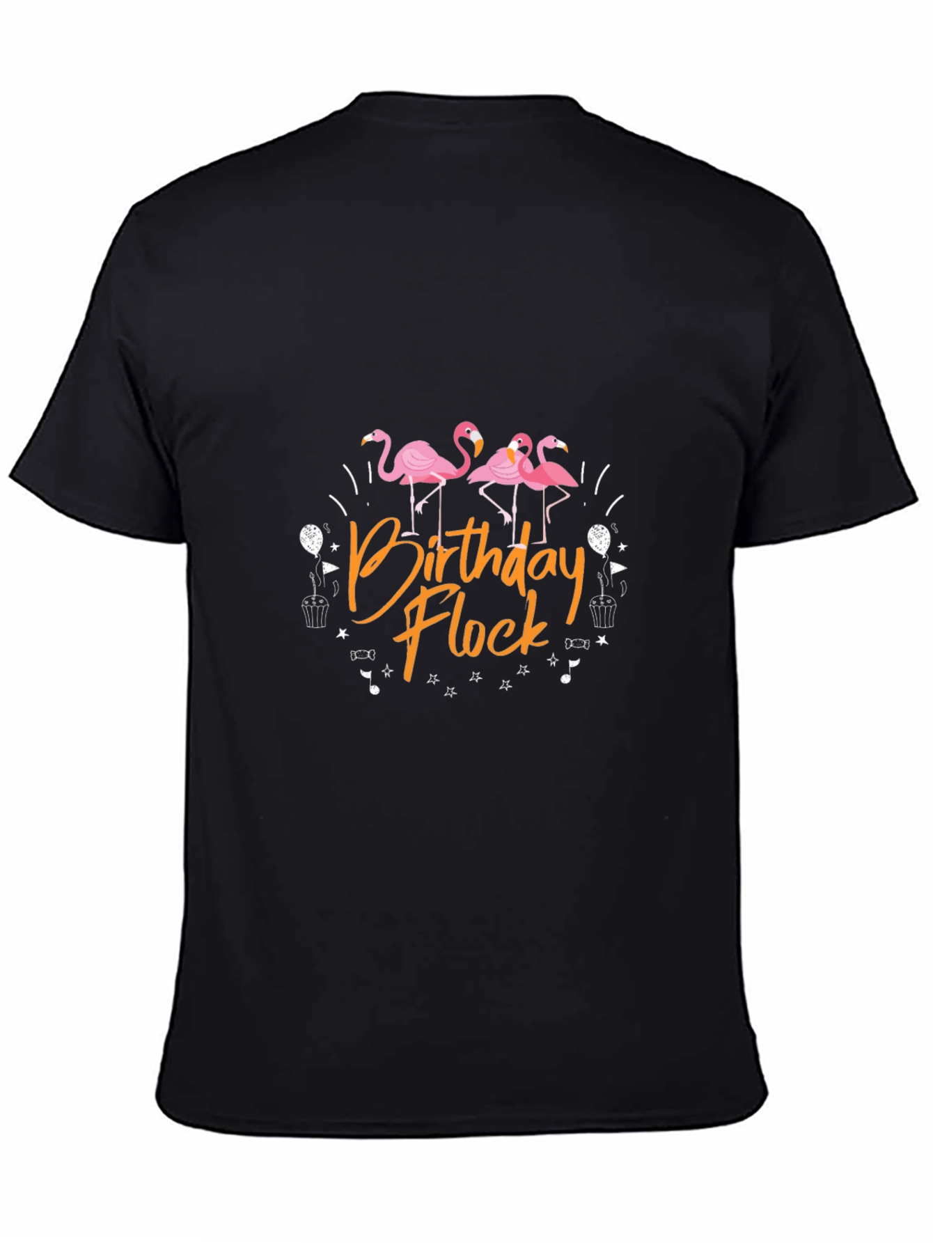 Birthday Flock T-Shirt - Flamingo Party