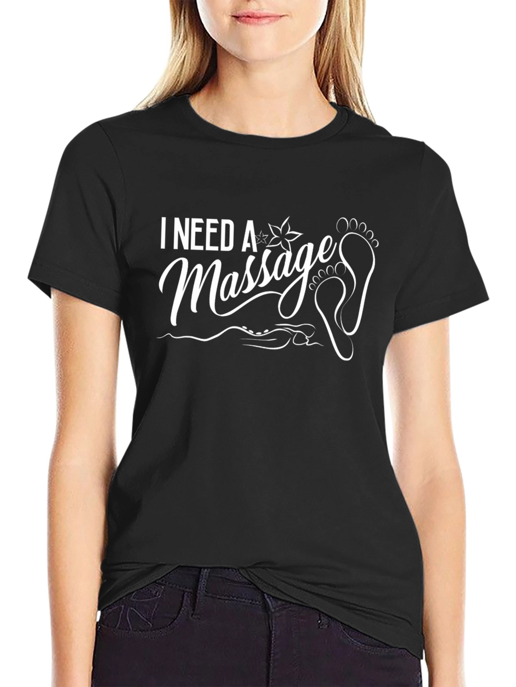 I Need a Massage Funny Graphic Tee