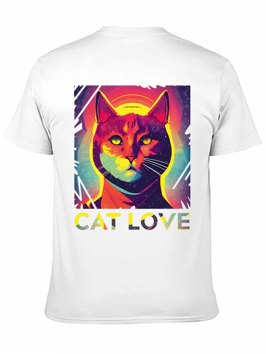 Cat Love Graphic Tee - Stylish Unisex T-Shirt