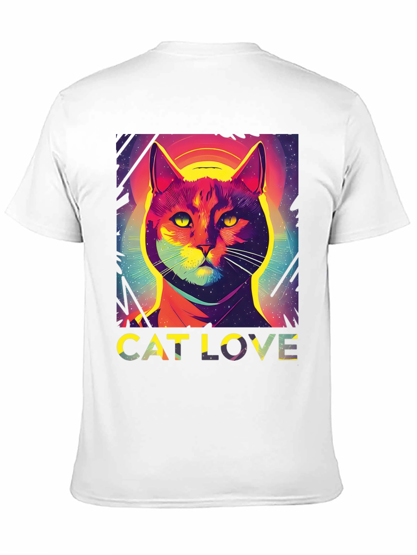 Cat Love Graphic Tee - Stylish Unisex T-Shirt