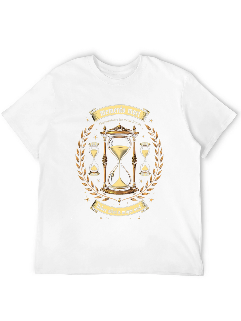 Memento Mori Graphic Tee - Black T-Shirt