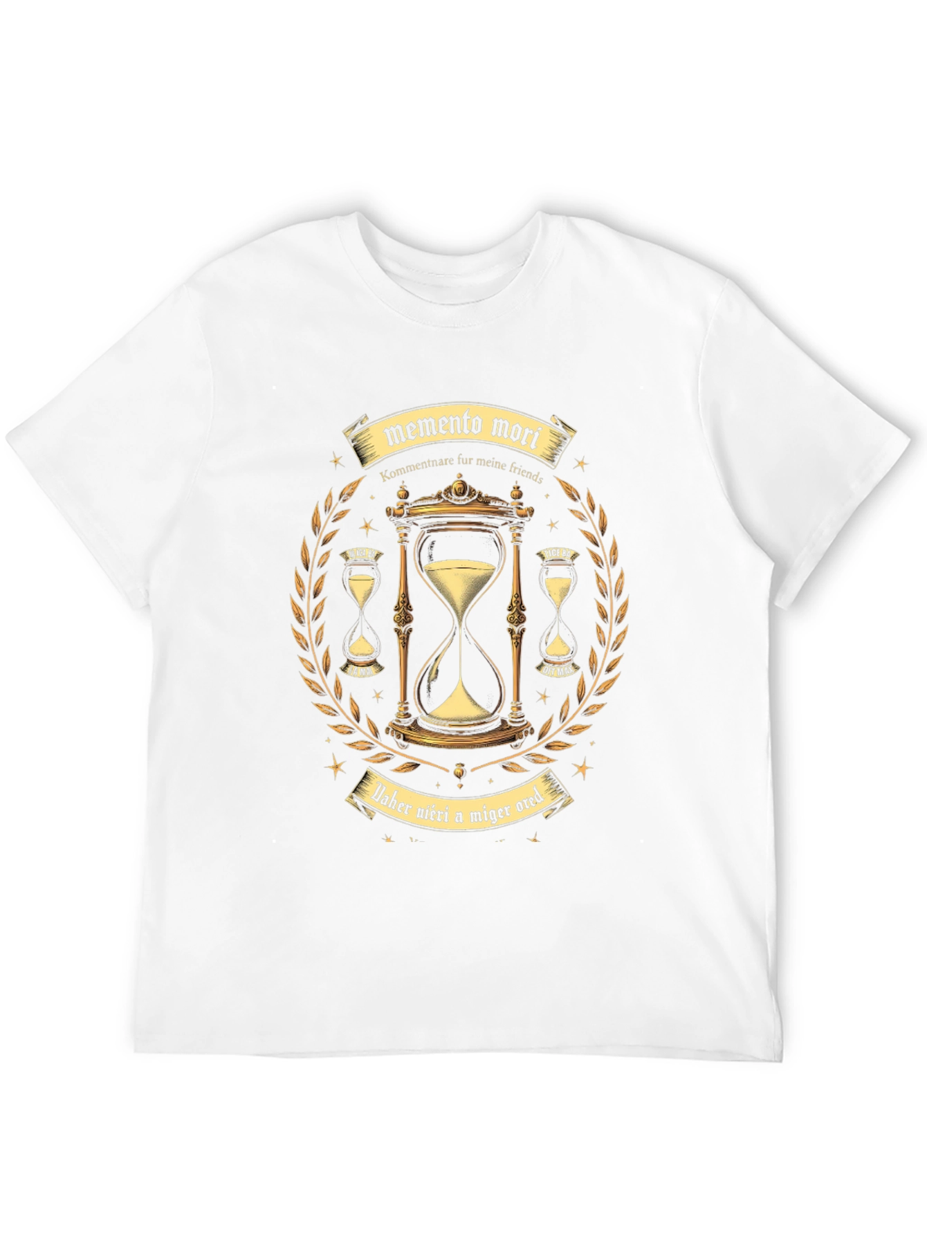 Memento Mori Graphic Tee - Black T-Shirt