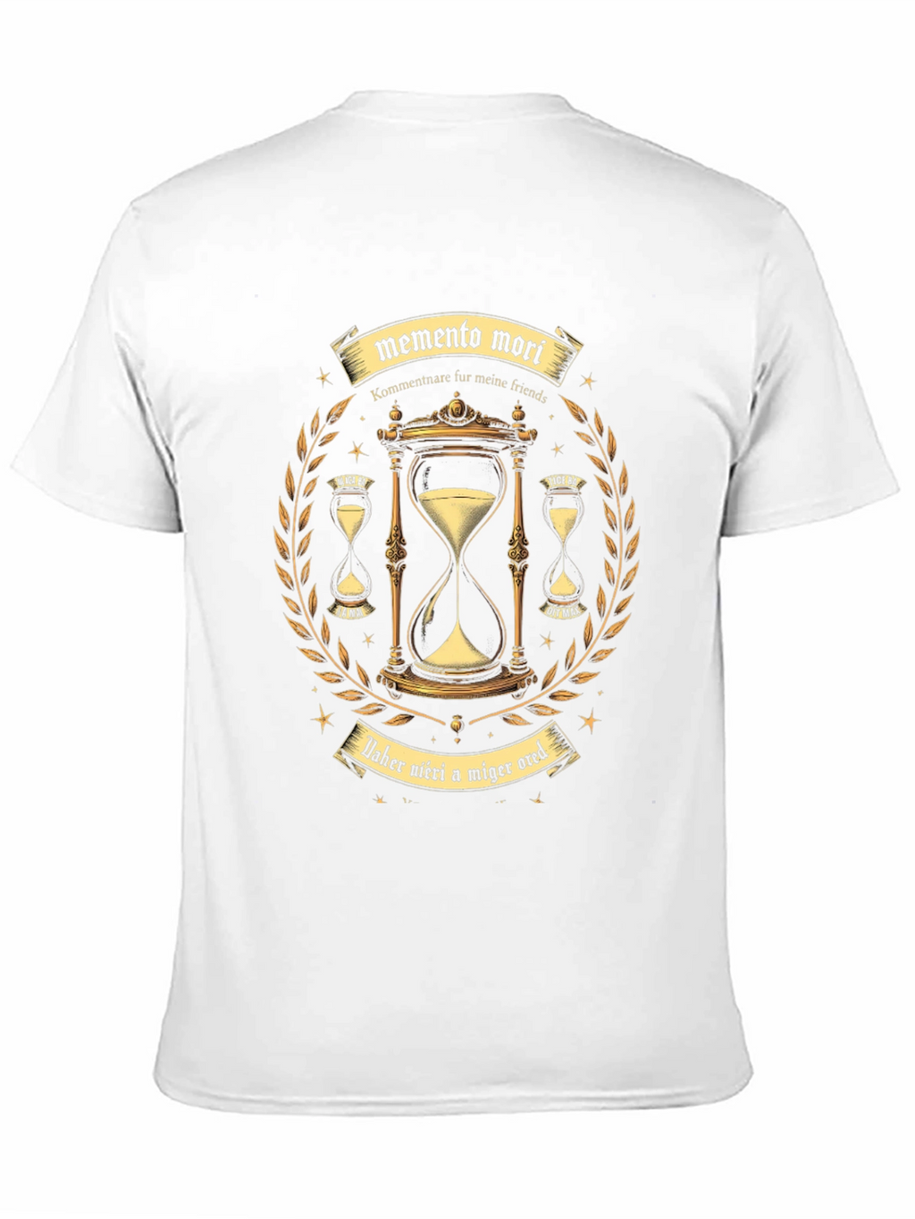 Memento Mori Graphic Tee - Black T-Shirt