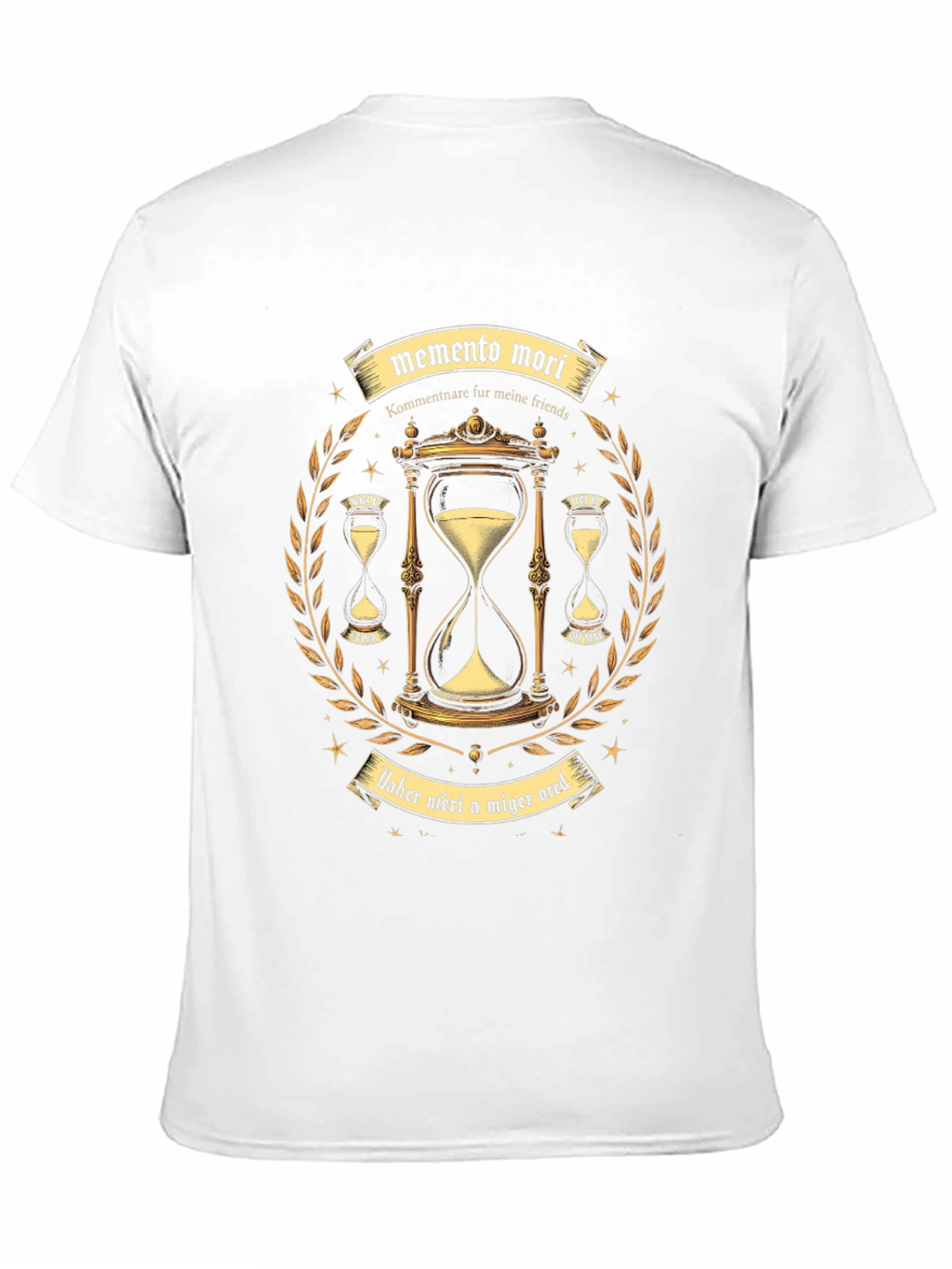 Memento Mori Graphic Tee - Black T-Shirt