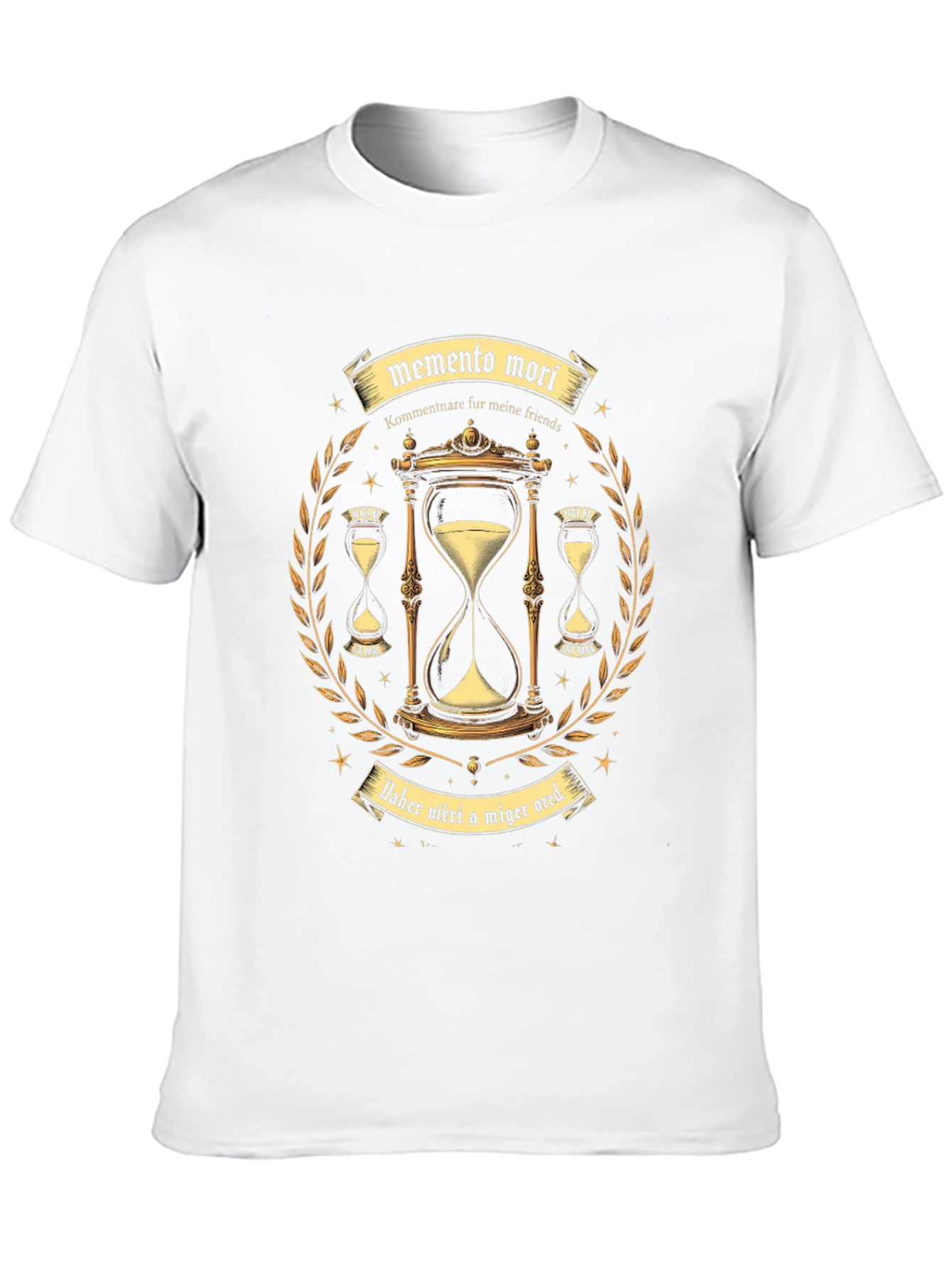 Memento Mori Graphic Tee - Black T-Shirt