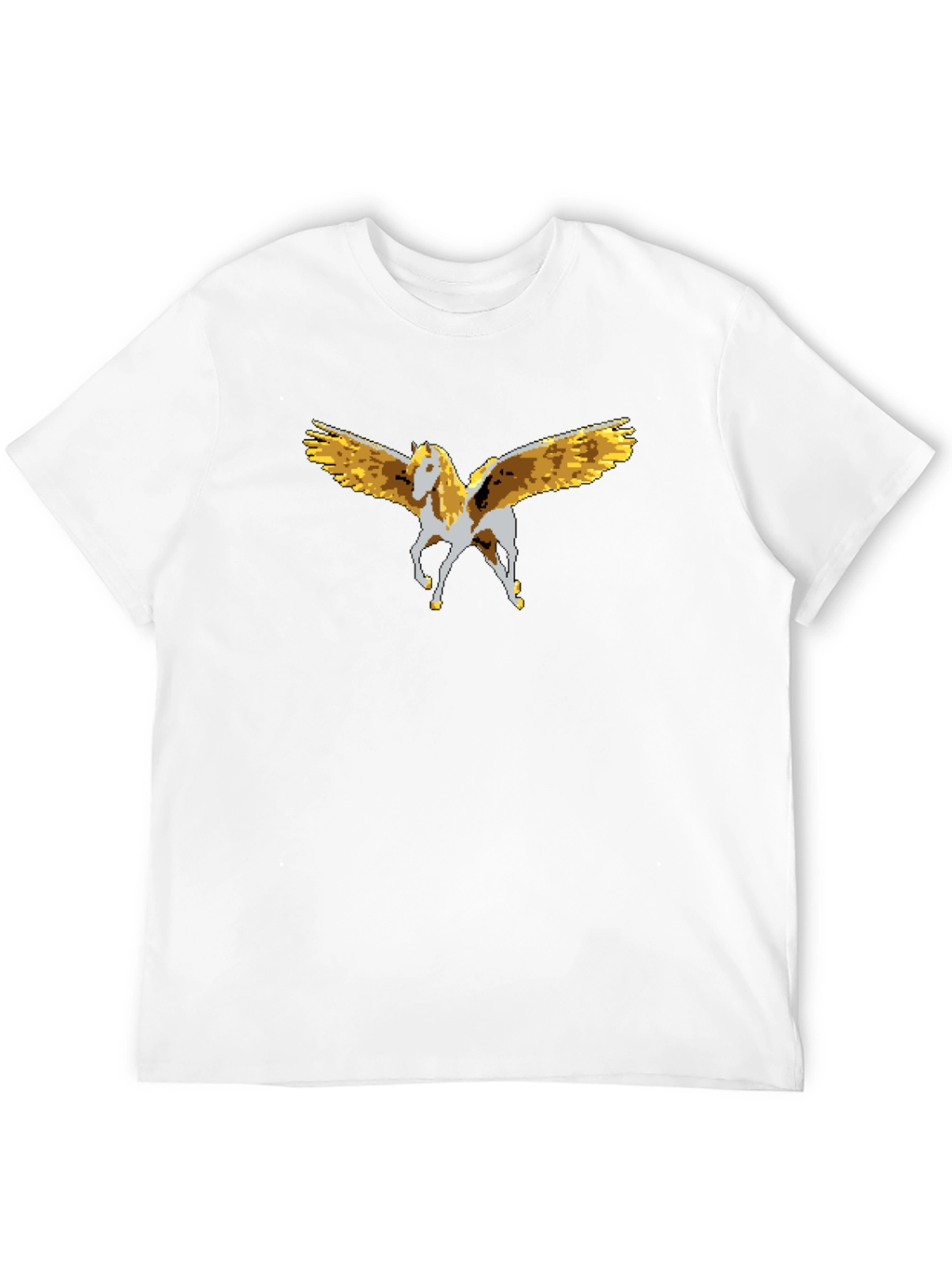 Pixel Pegasus Graphic T-Shirt - Black