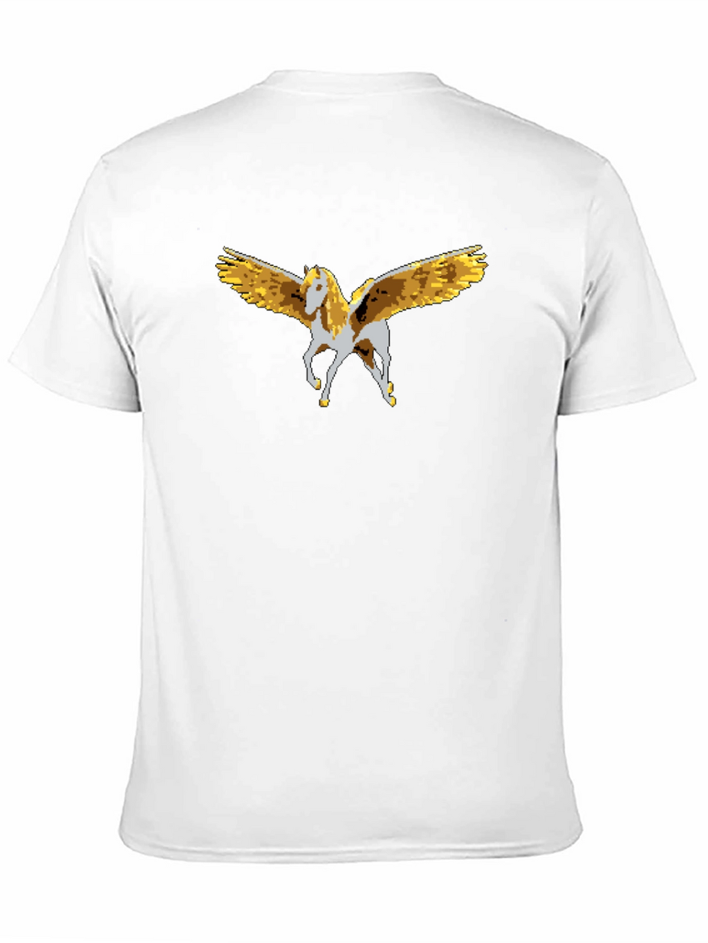 Pixel Pegasus Graphic T-Shirt - Black