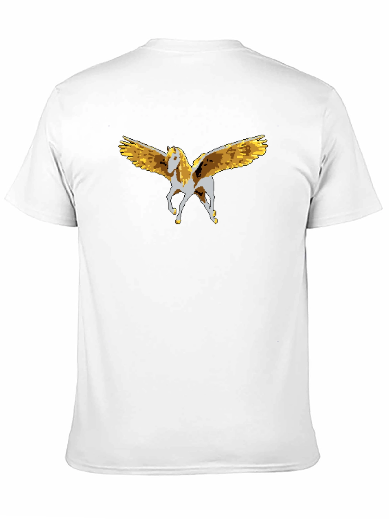 Pixel Pegasus Graphic T-Shirt - Black